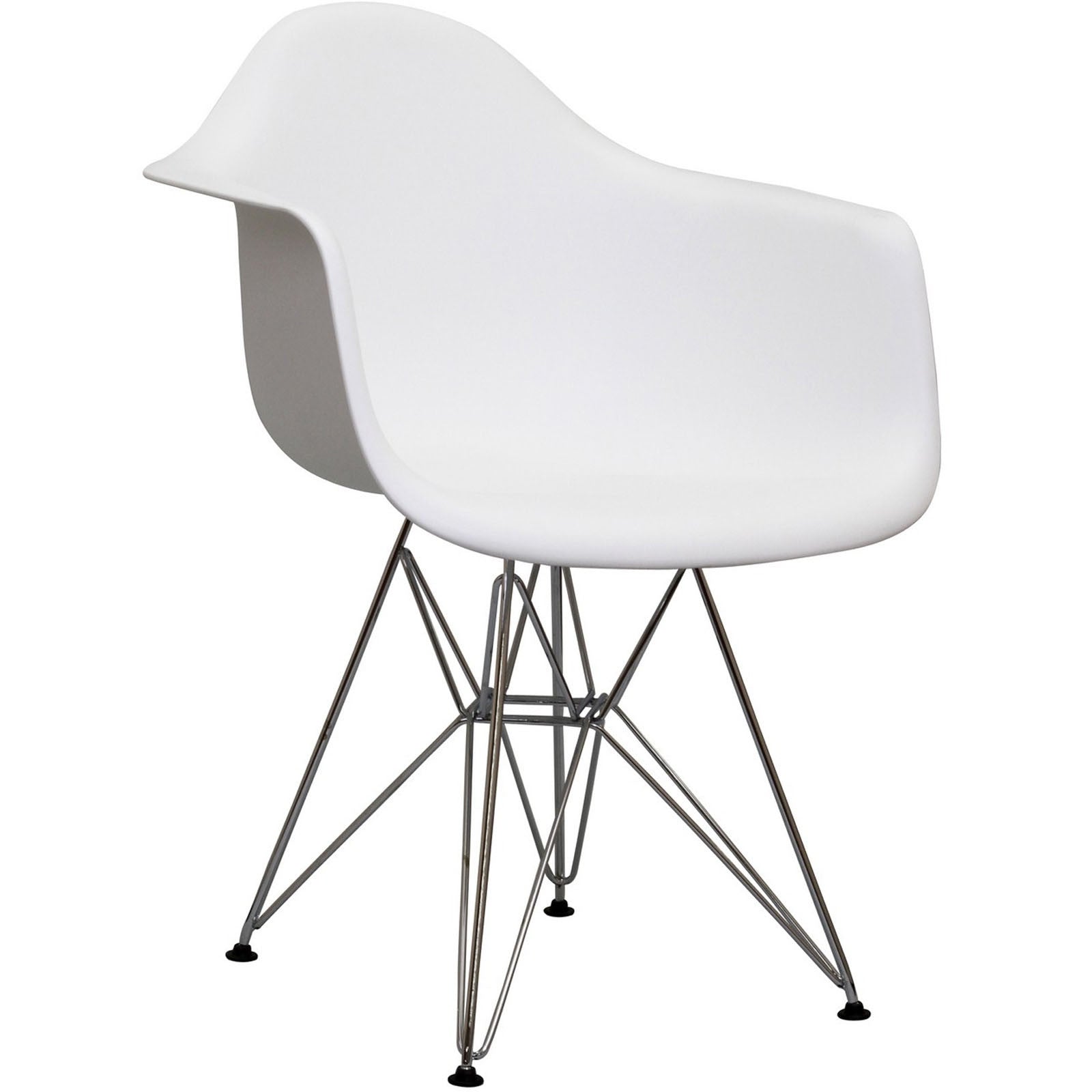 Poet Armchair White
