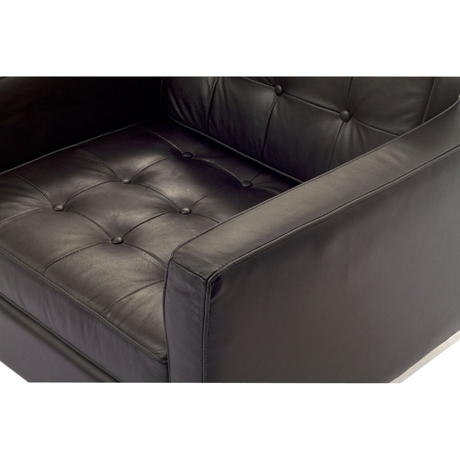 Lyte Leather Armchair Black