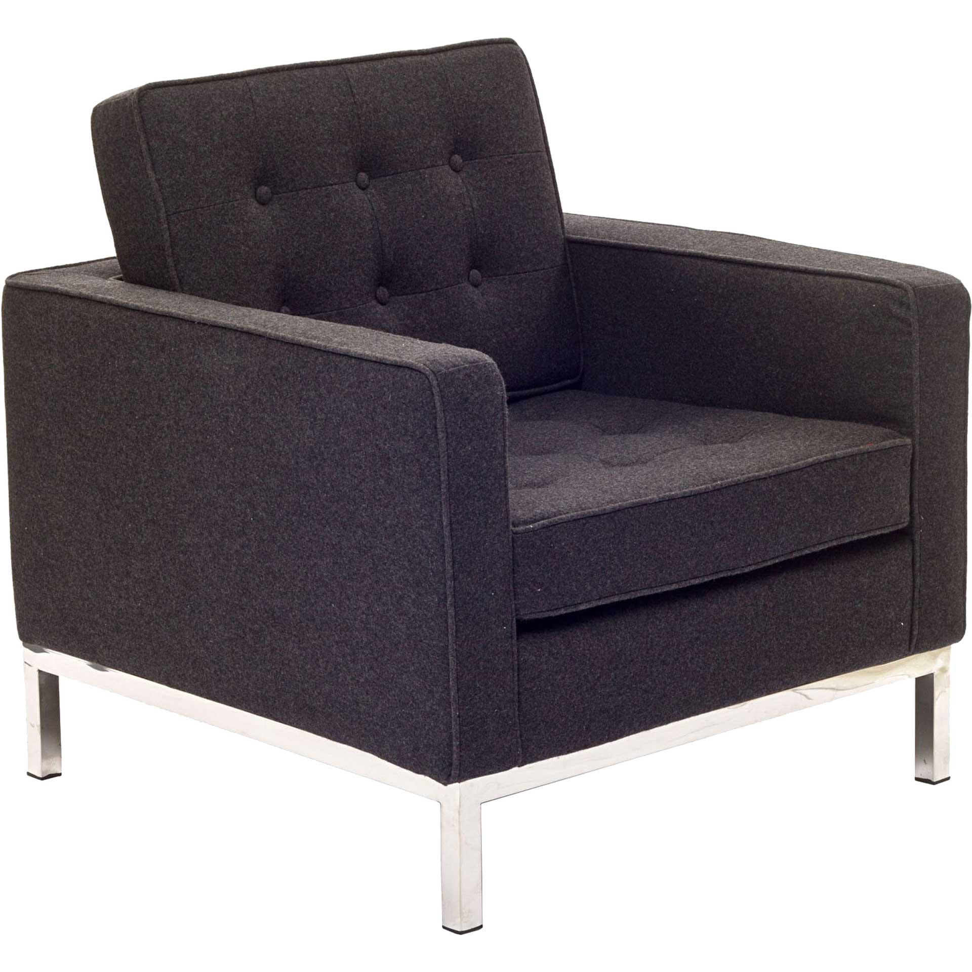 Lyte Wool Armchair Dark Gray