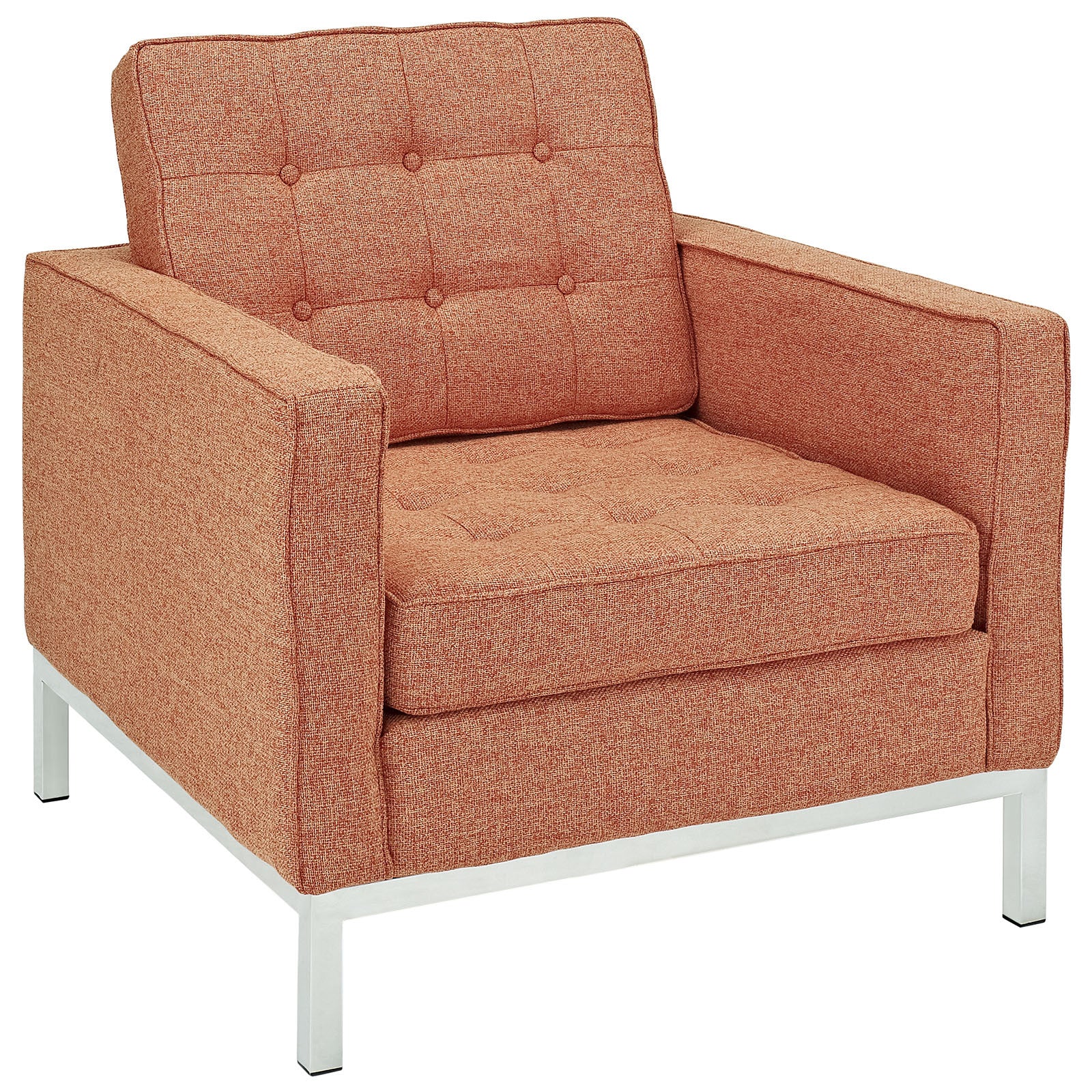 Lyte Wool Armchair Orange Tweed