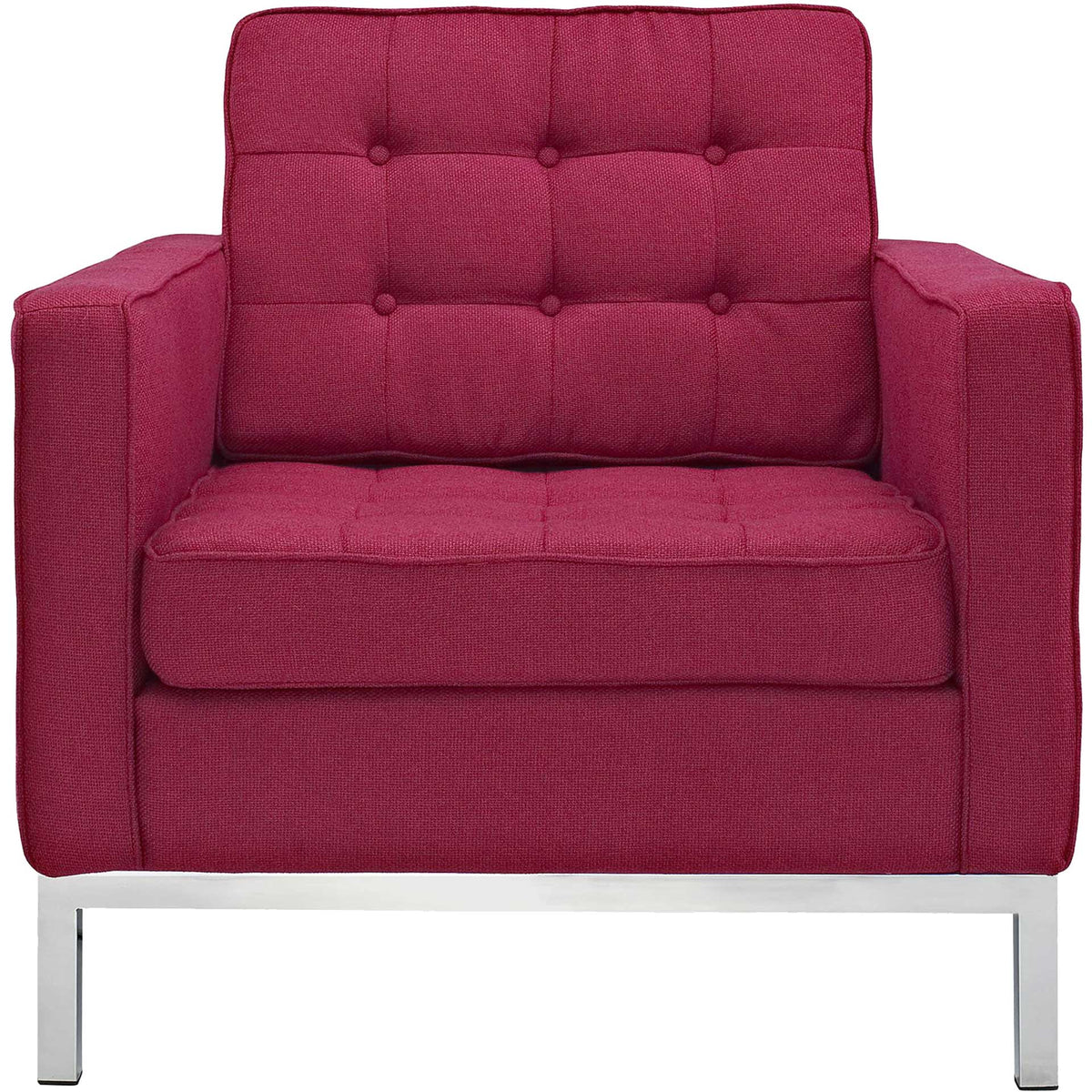 Lyte Wool Armchair Red Tweed