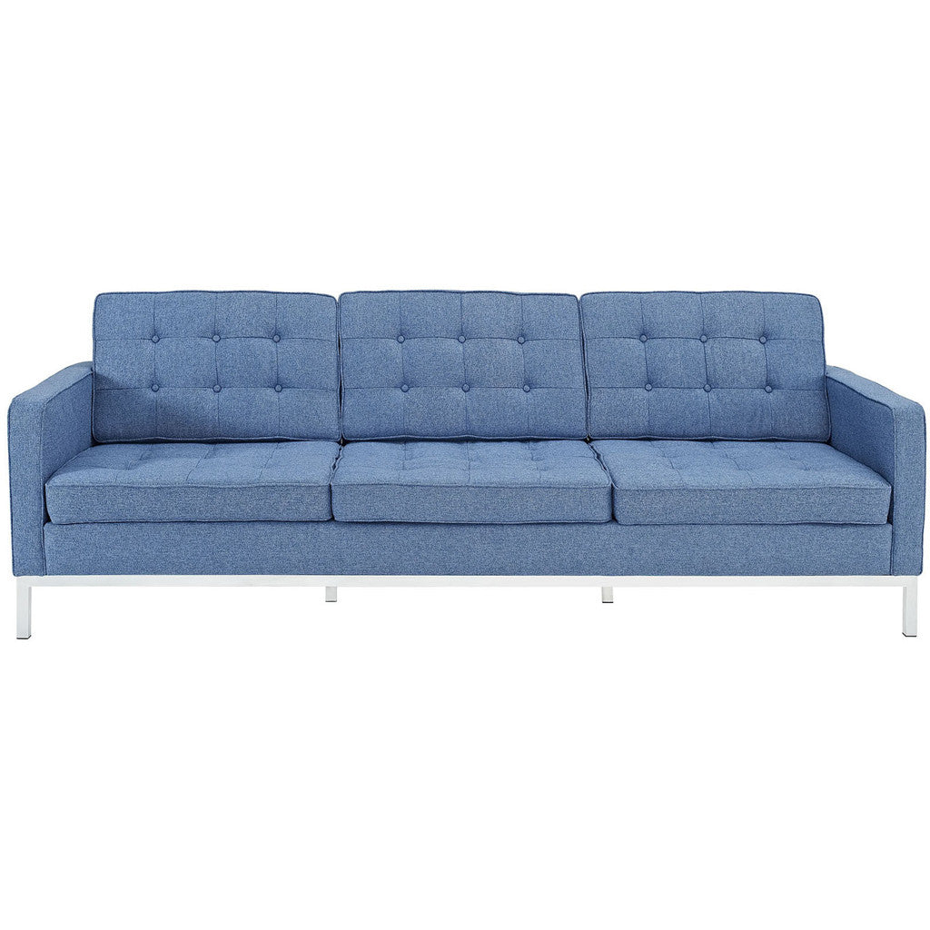Lyte Wool Sofa Blue Tweed
