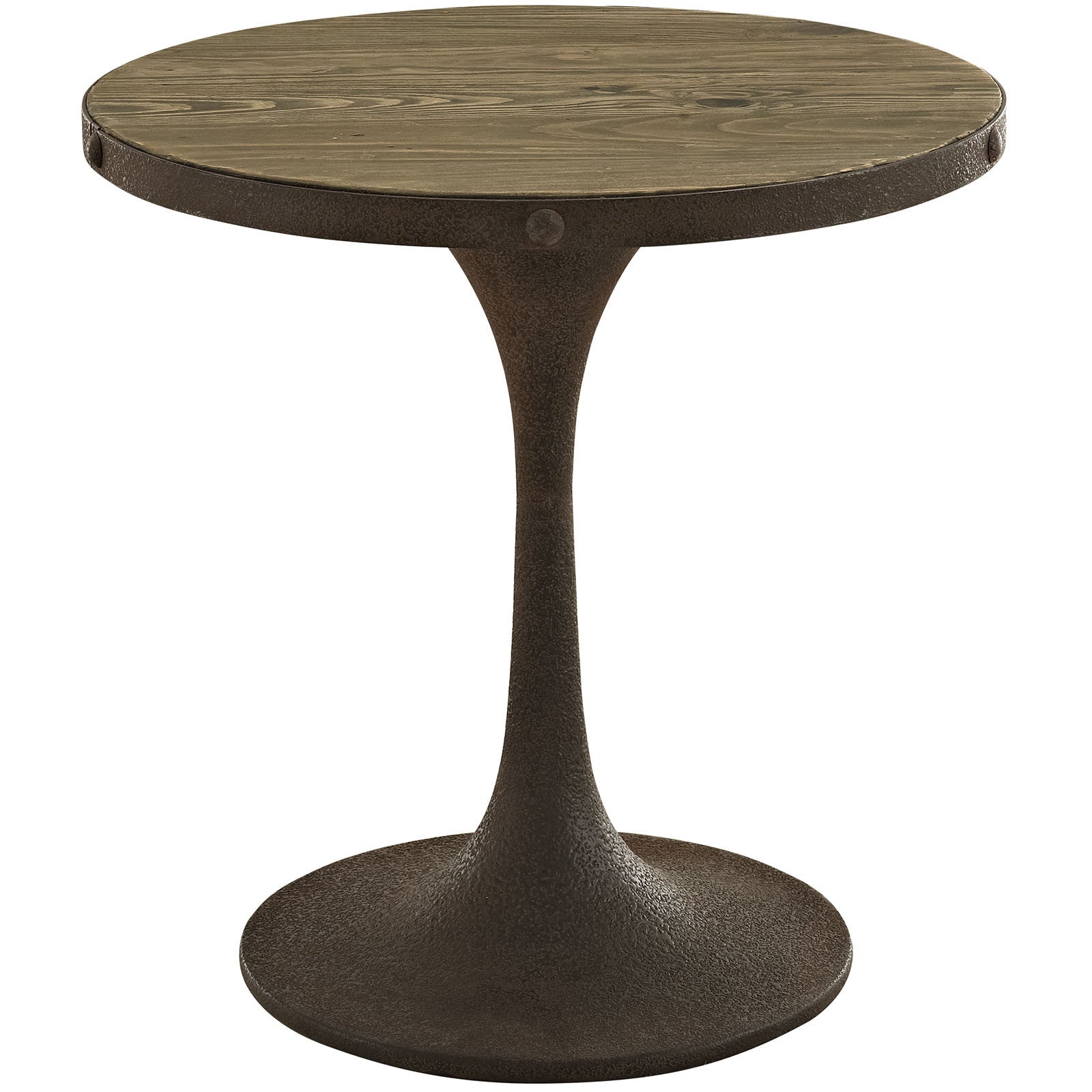 Druid Wood Top Side Table