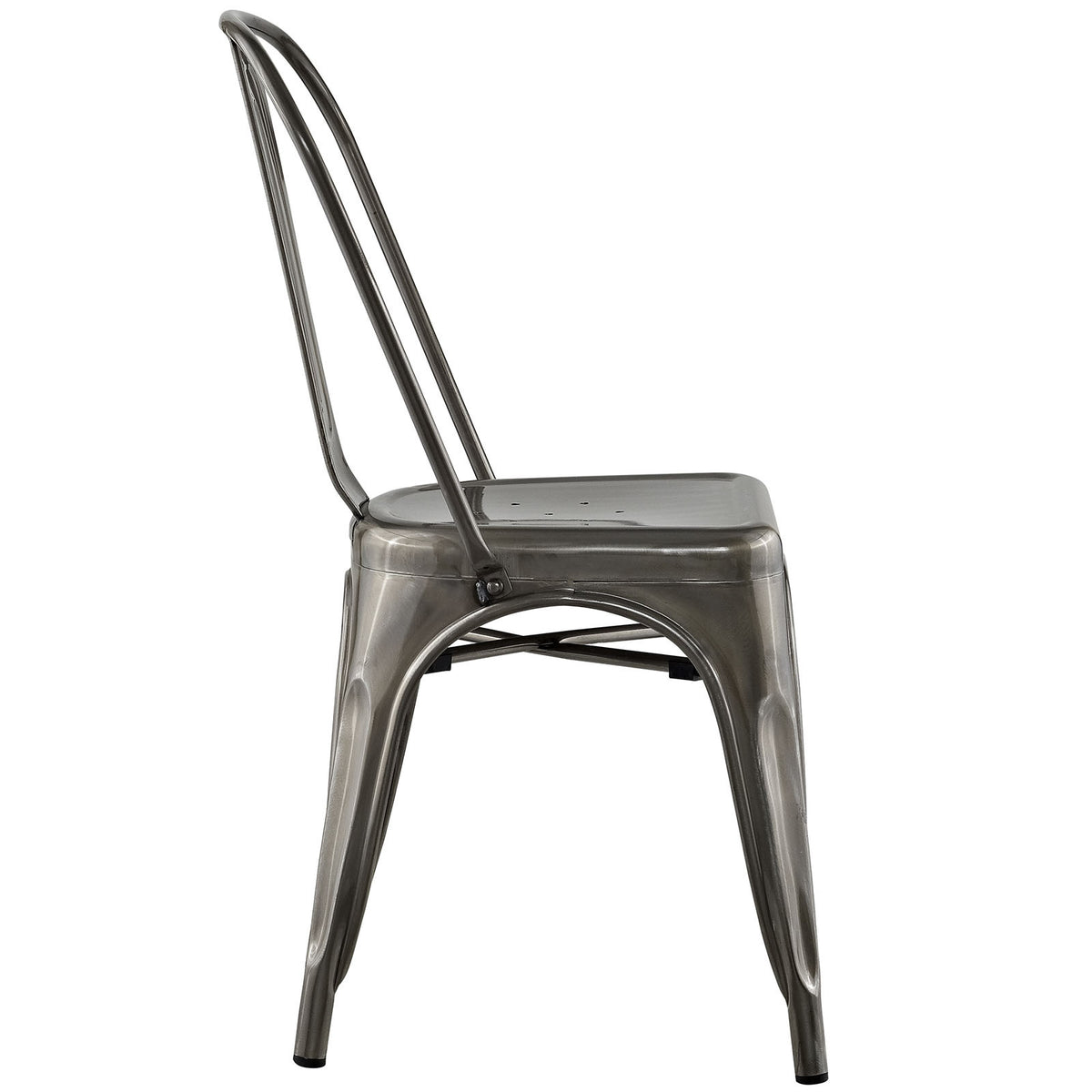 Panora Side Chair Gunmetal