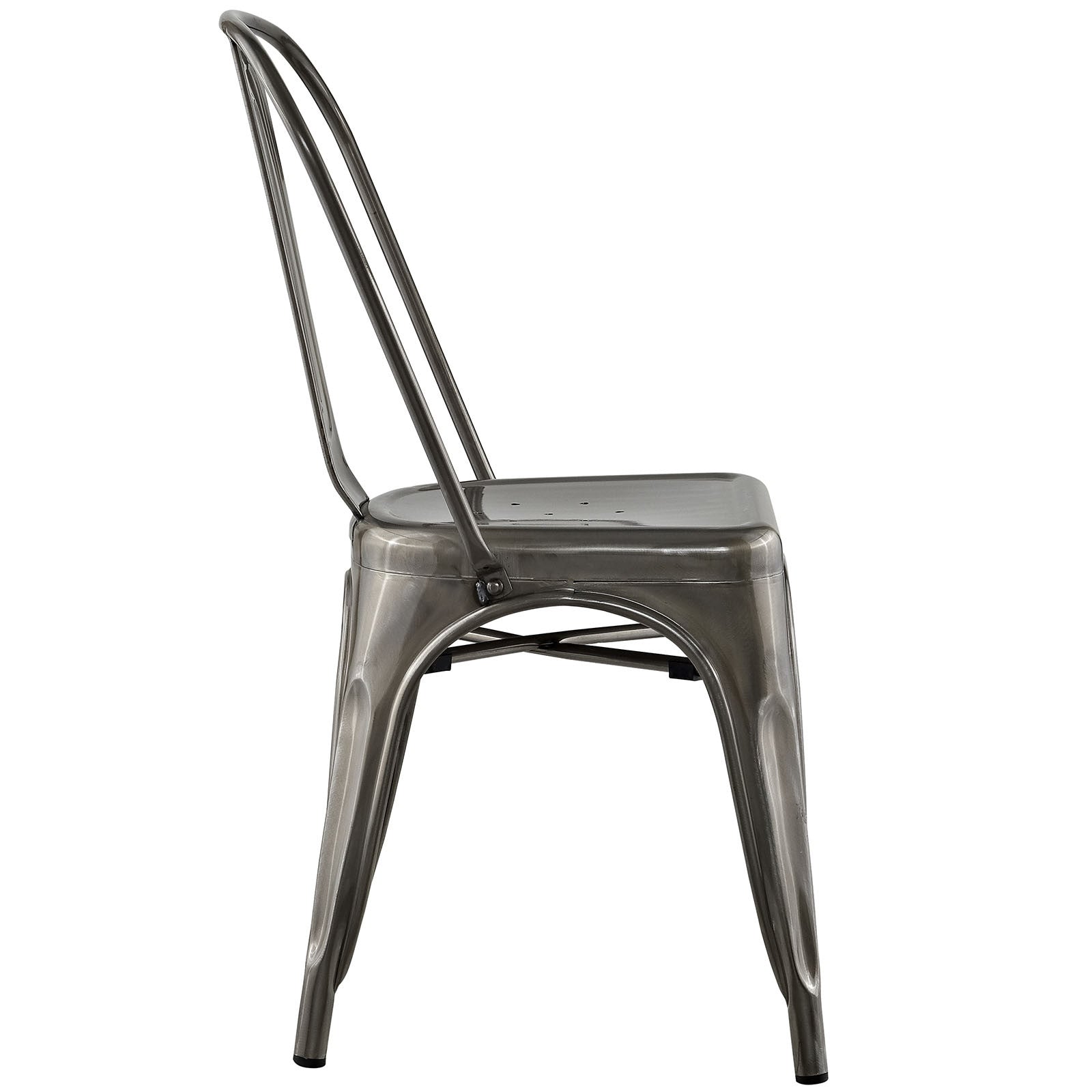 Panora Side Chair Gunmetal