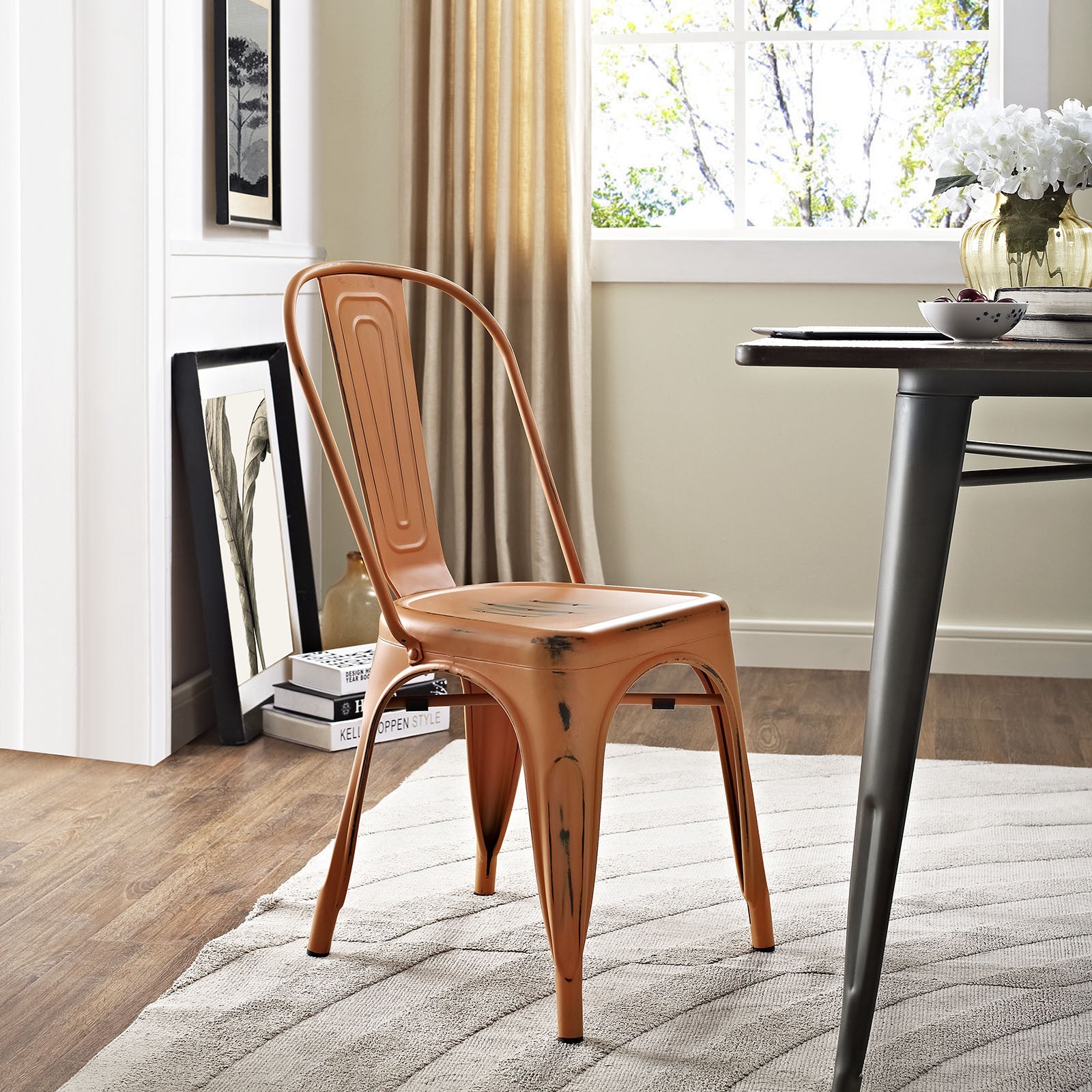 Panora Side Chair Orange