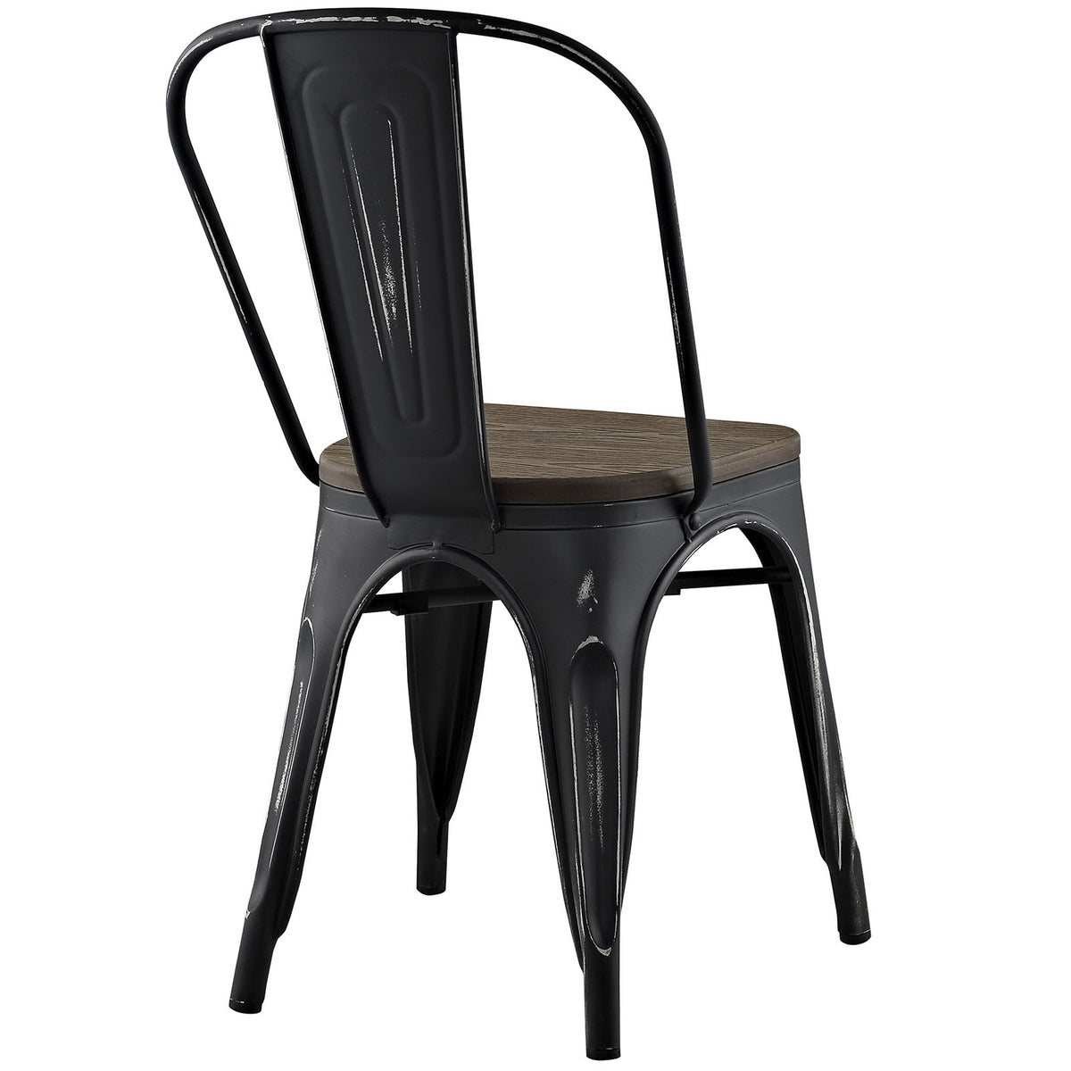 Panora Bamboo Side Chair Black