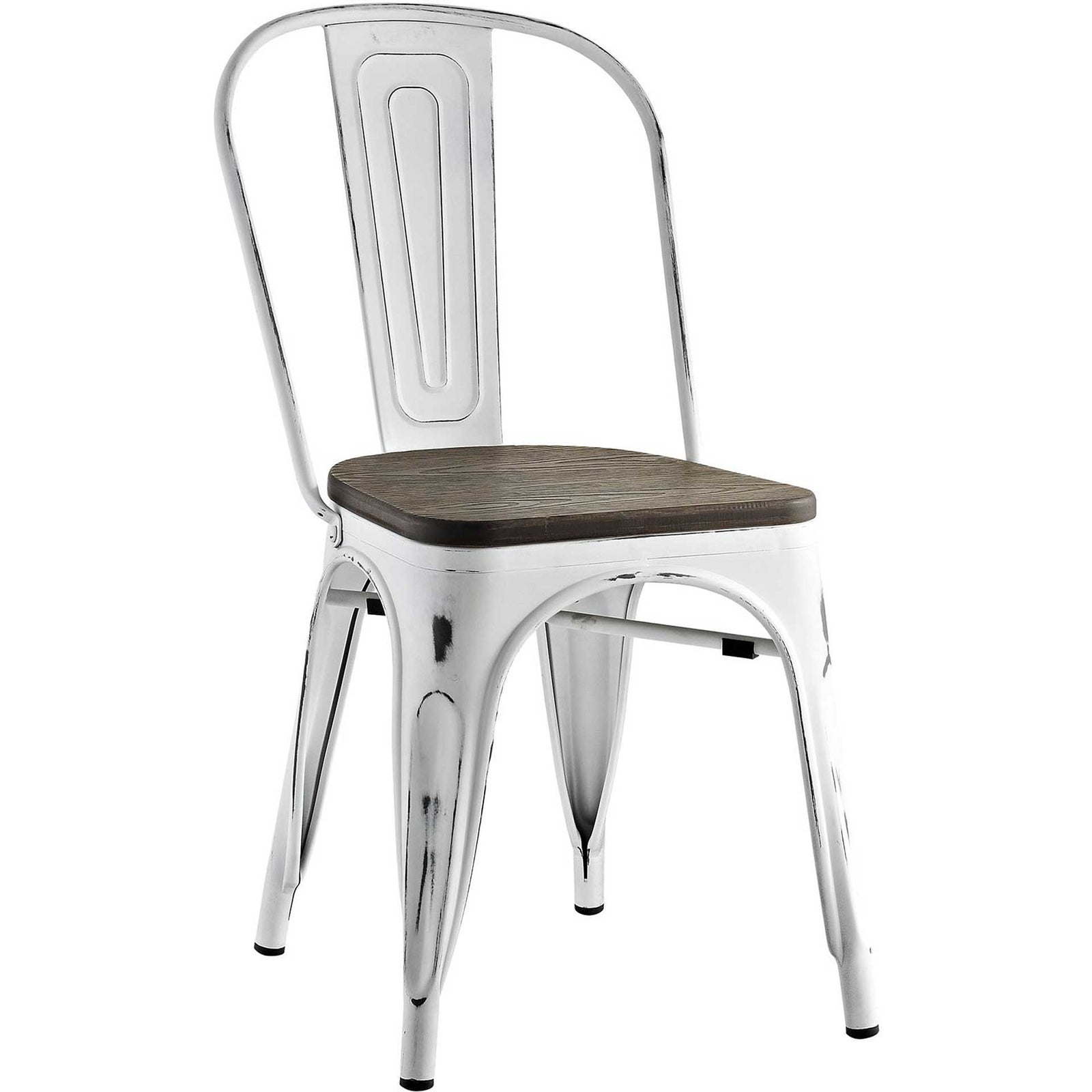 Panora Bamboo Side Chair White