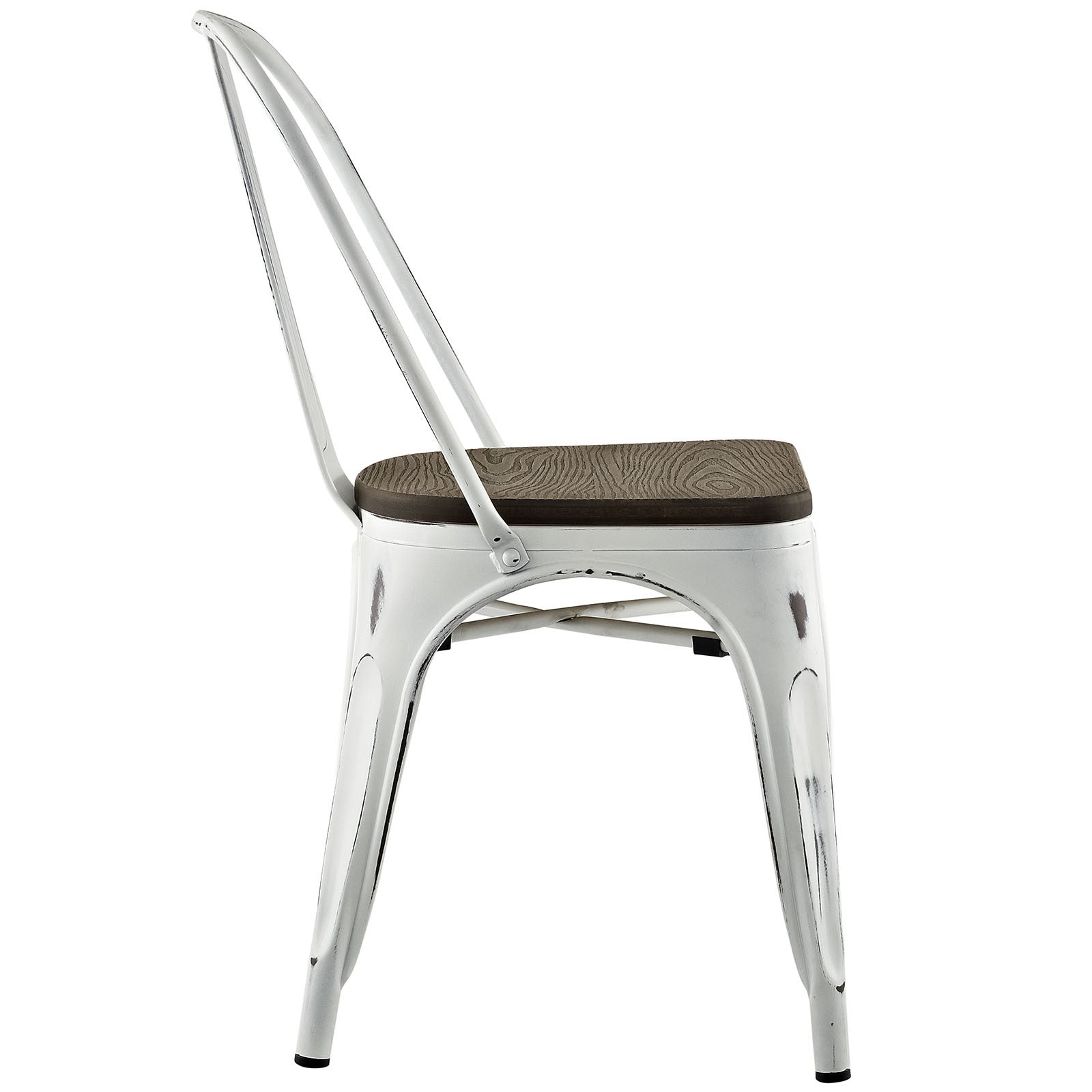 Panora Bamboo Side Chair White