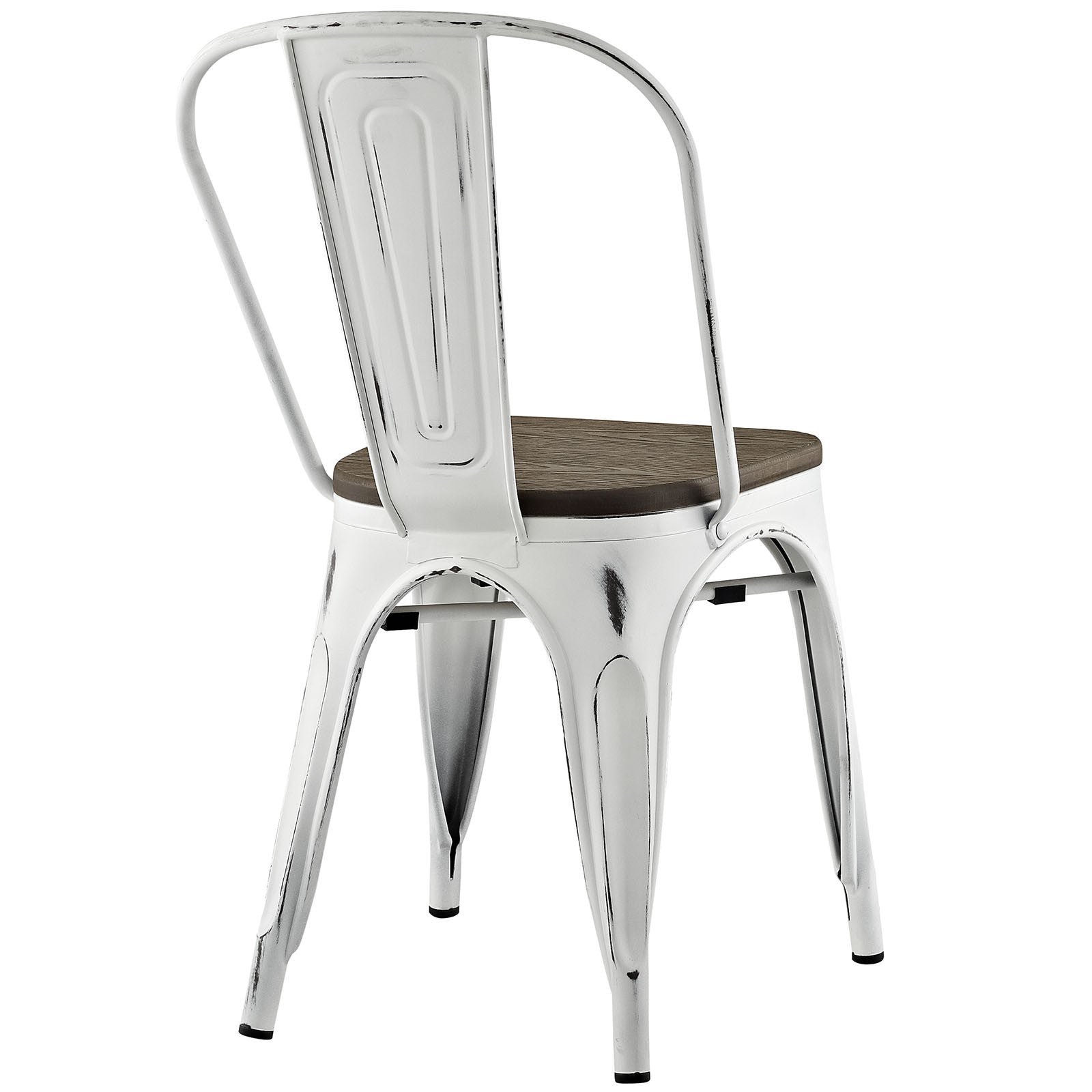Panora Bamboo Side Chair White