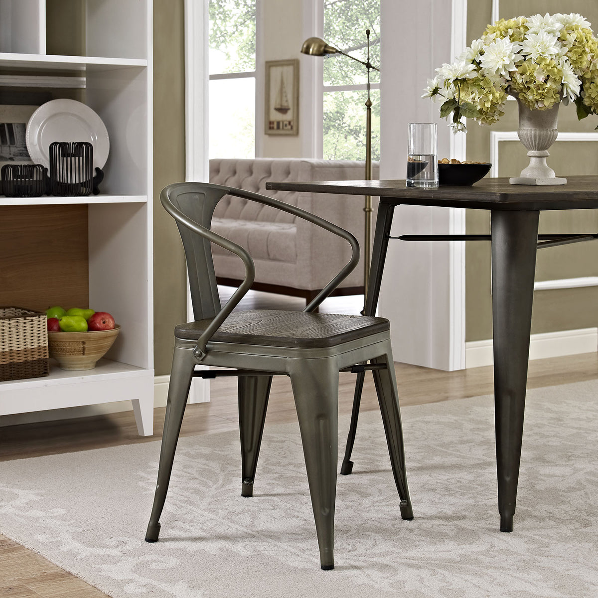 Panora Bamboo Dining Chair Brown