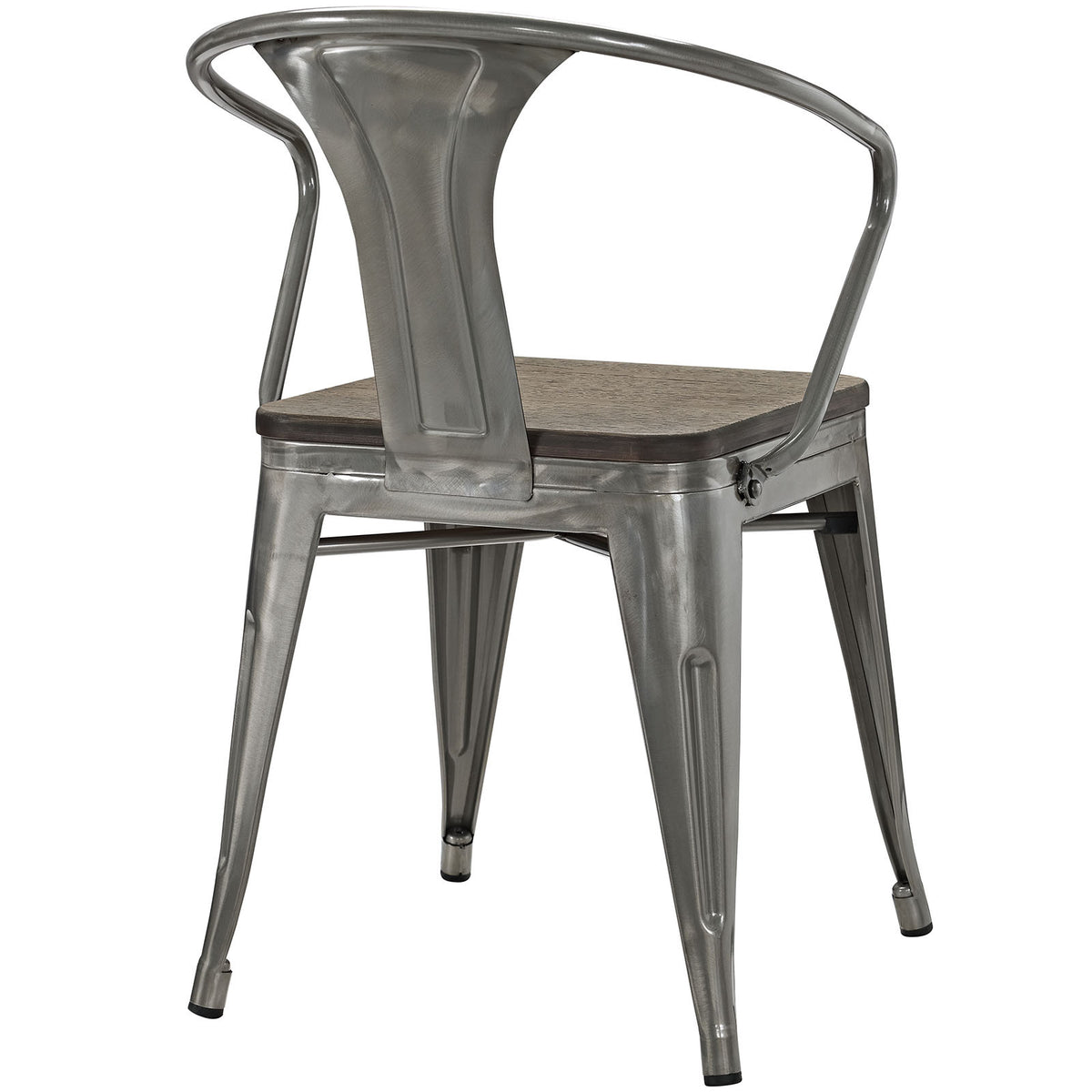 Panora Bamboo Dining Chair Gunmetal