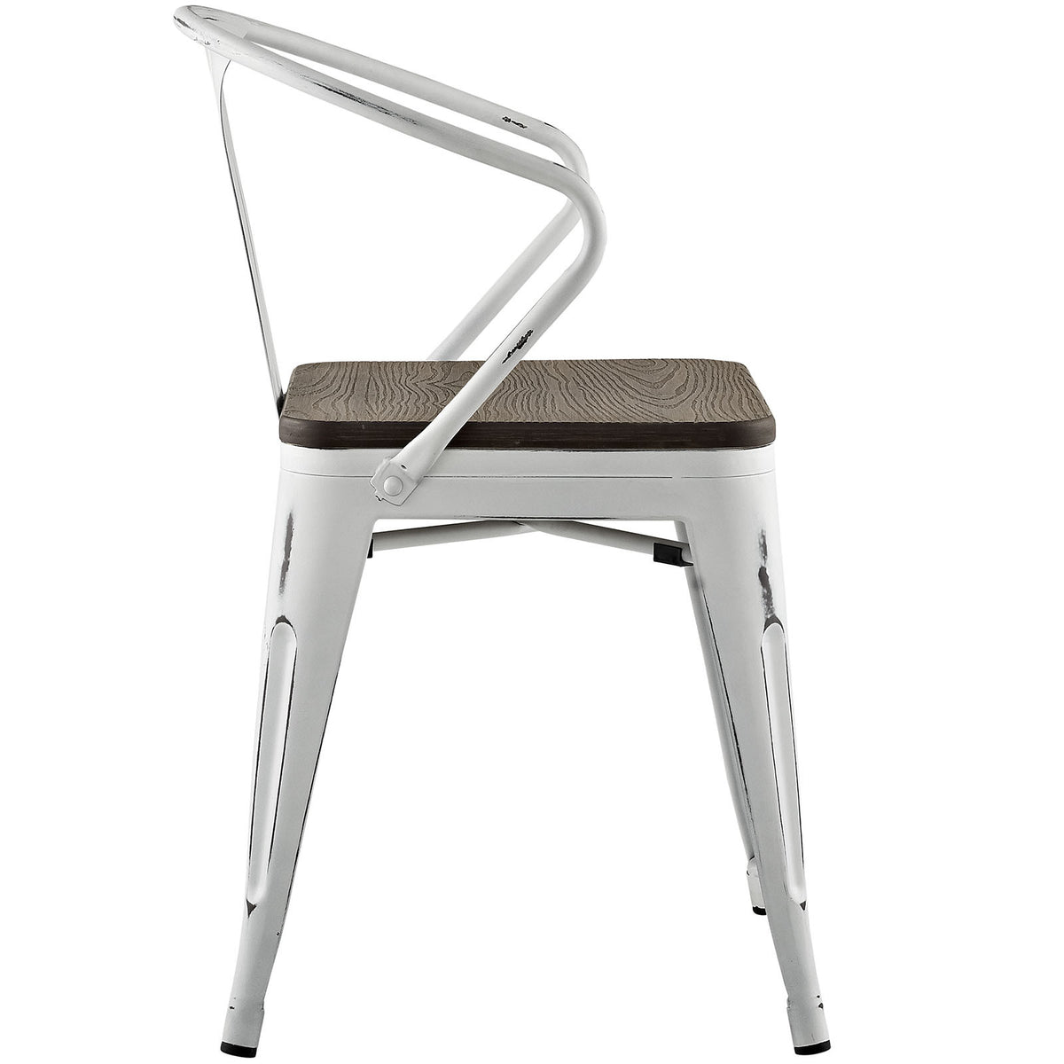 Panora Bamboo Dining Chair White