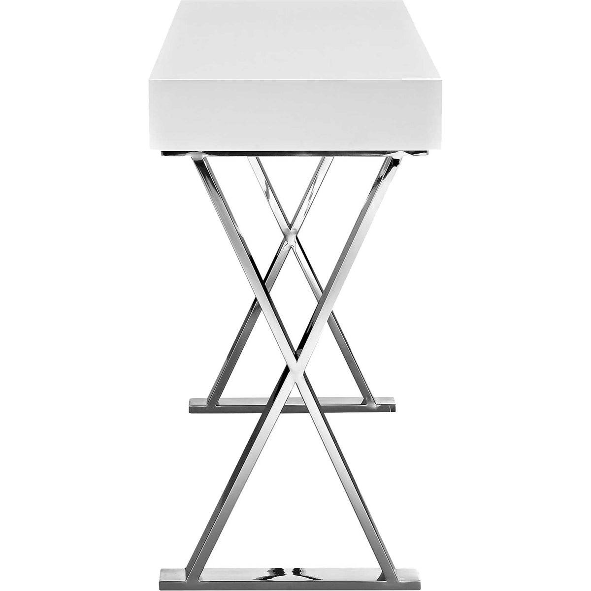 Section Console Table White