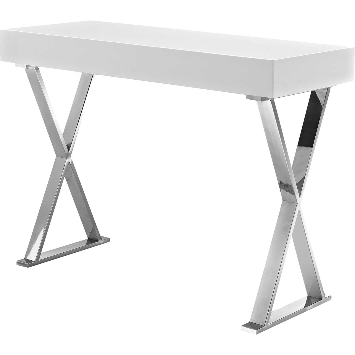 Section Console Table White