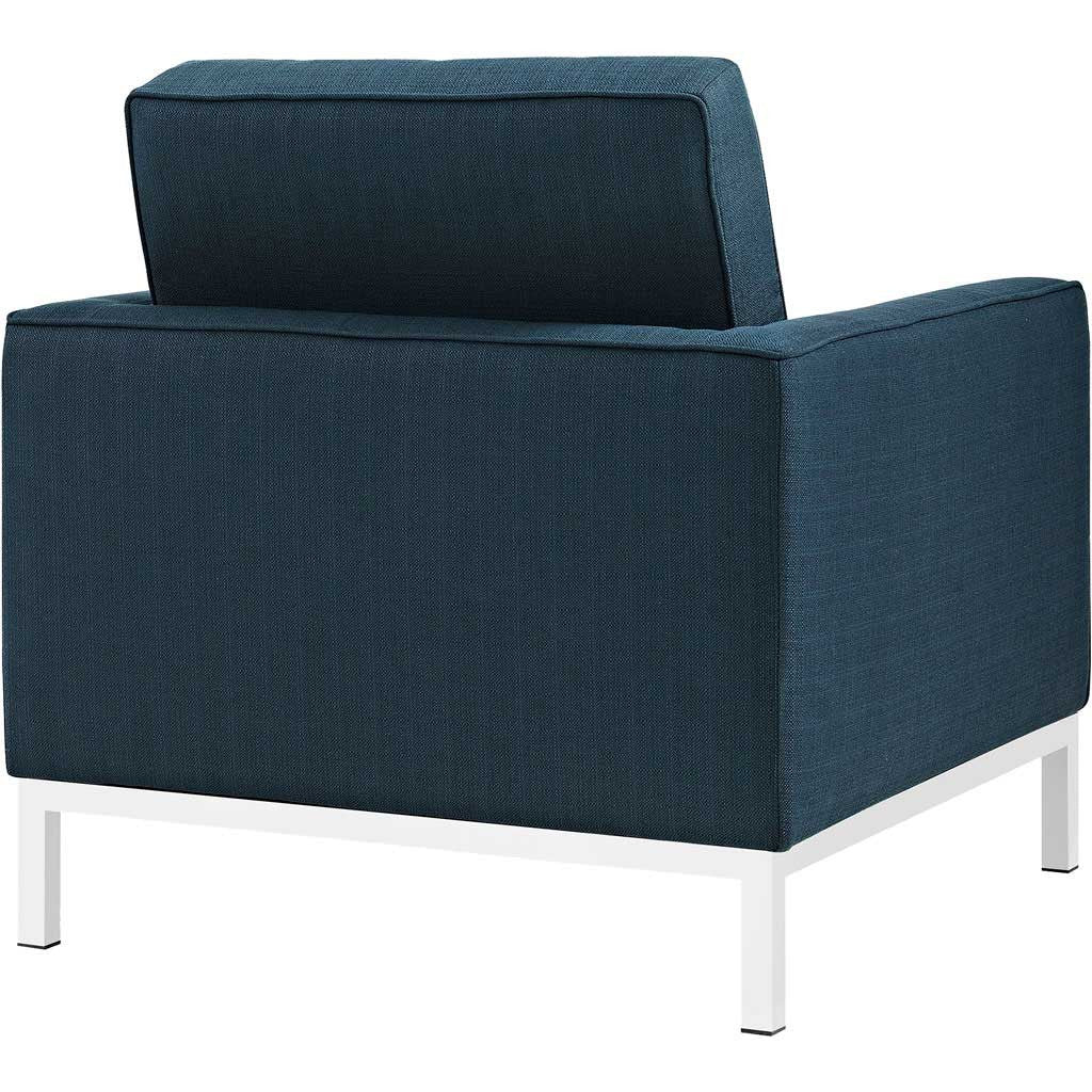 Lyte Fabric Armchair Azure