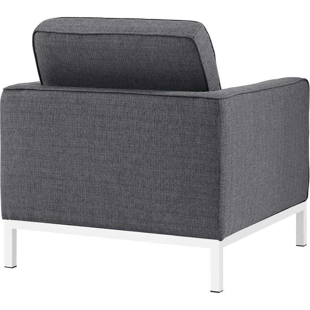 Lyte Fabric Armchair Gray