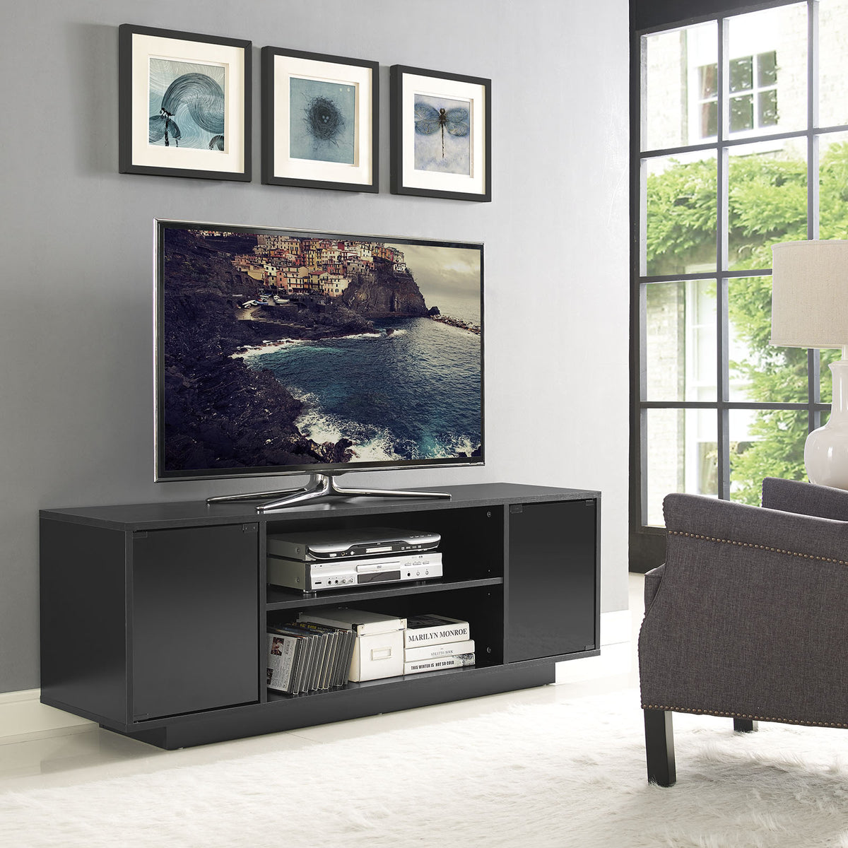 Perth TV Stand Black