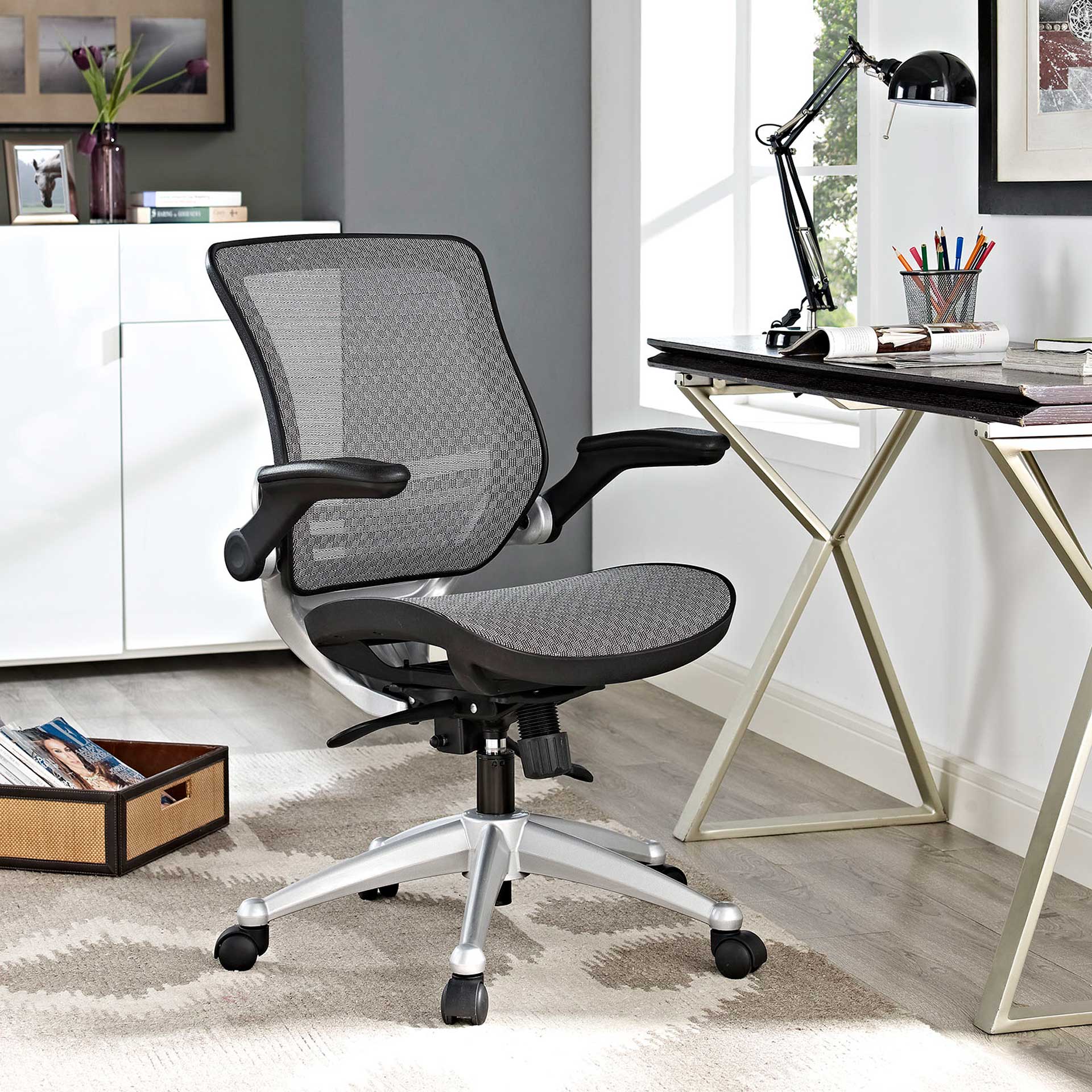 Eloise All Mesh Office Chair Gray