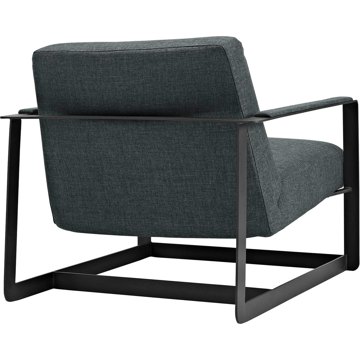 Spirit Upholstered Fabric Accent Chair Gray