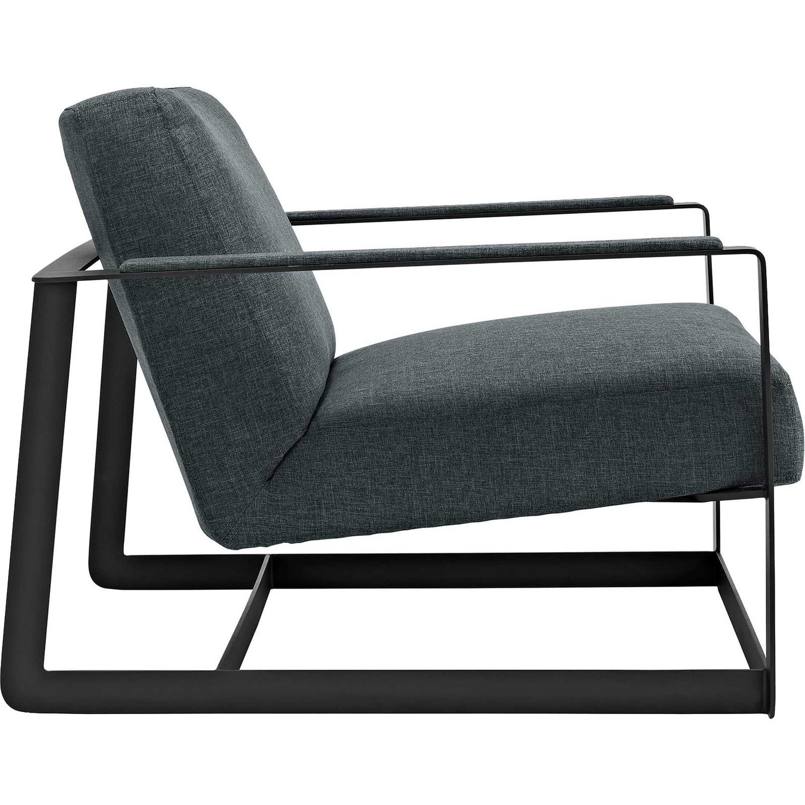 Spirit Upholstered Fabric Accent Chair Gray