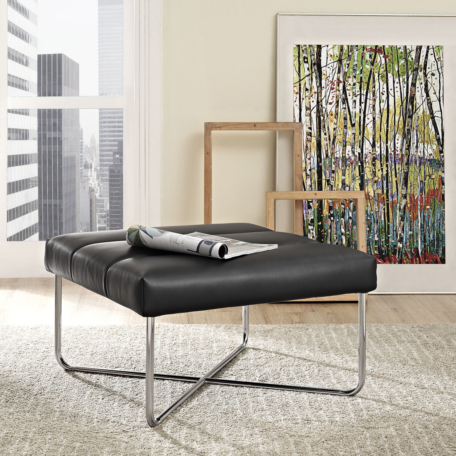 Rectify Ottoman Black