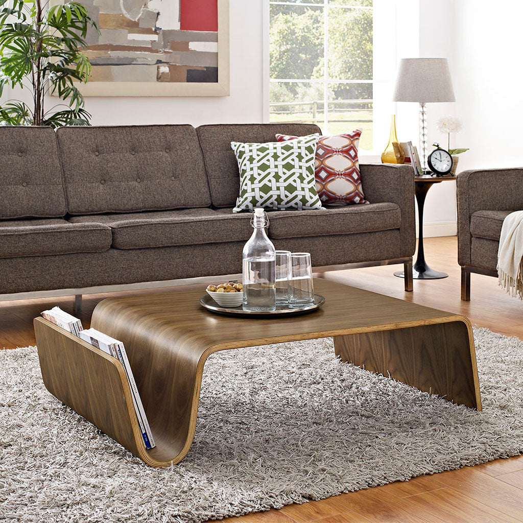 Polarity Wood Coffee Table Walnut