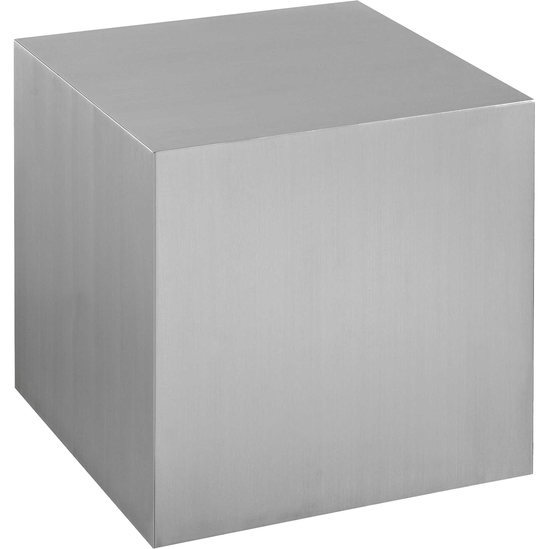 Cabin Stainless Steel Side Table Silver