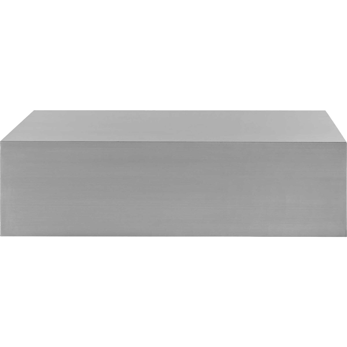 Cabin Stainless Steel Coffee Table Silver