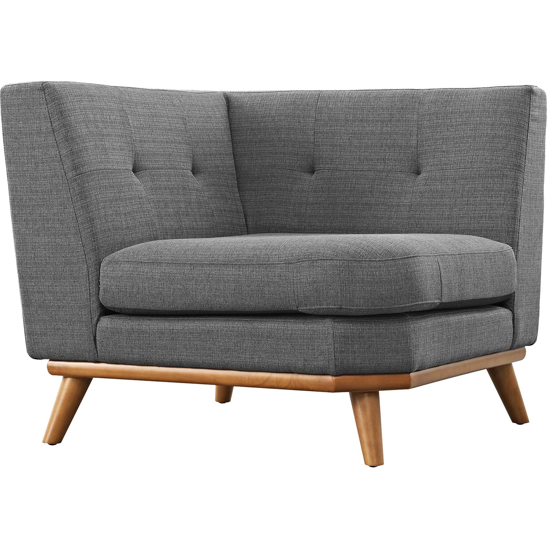 Emory L-Shaped Sectional Sofa Gray