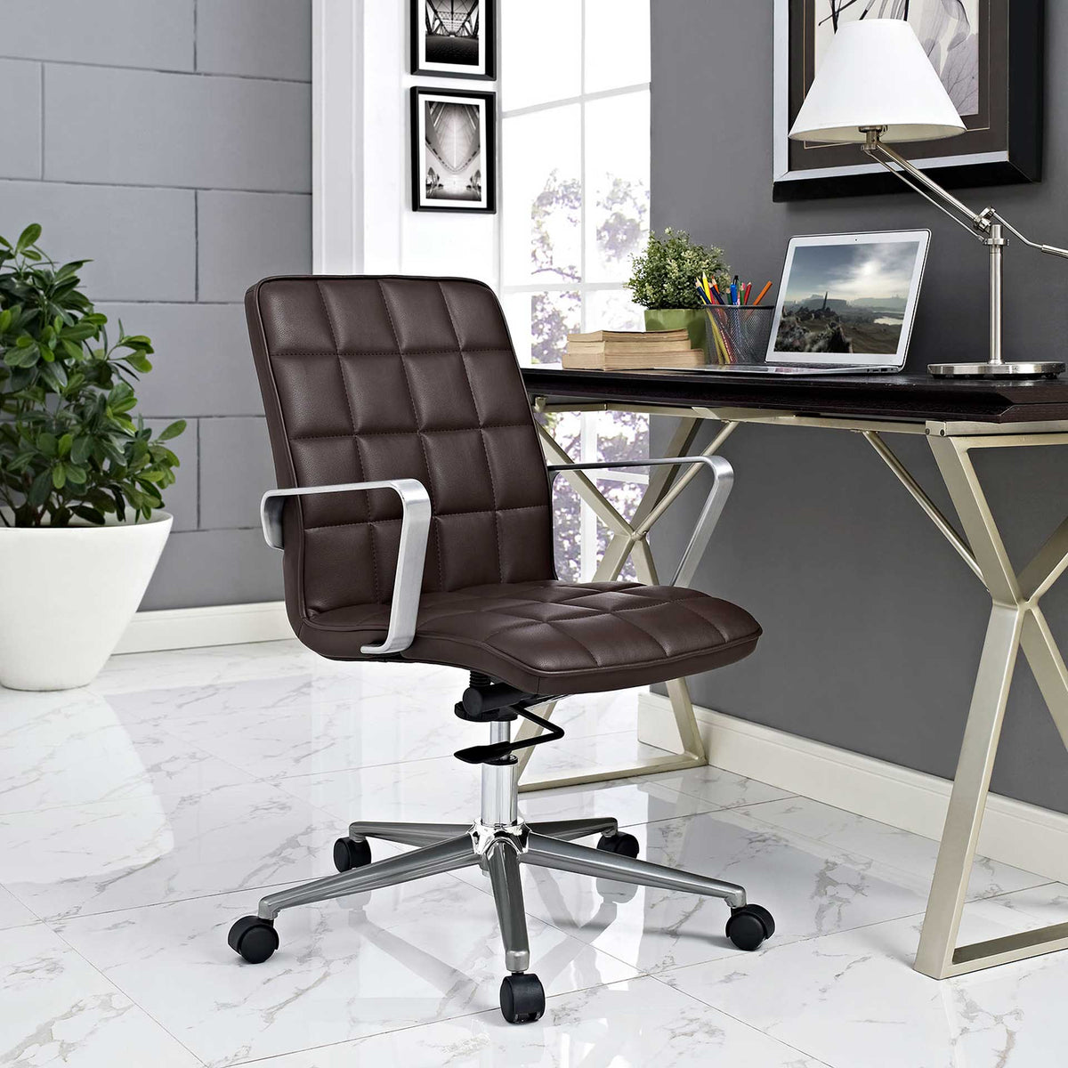 Tieton Office Chair Brown