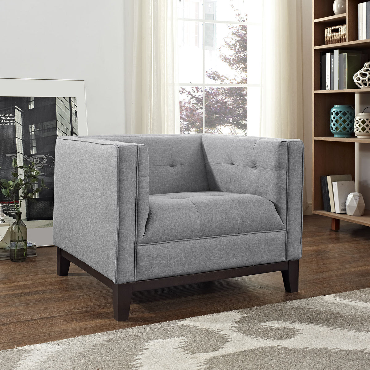 Sherwood Armchair Light Gray