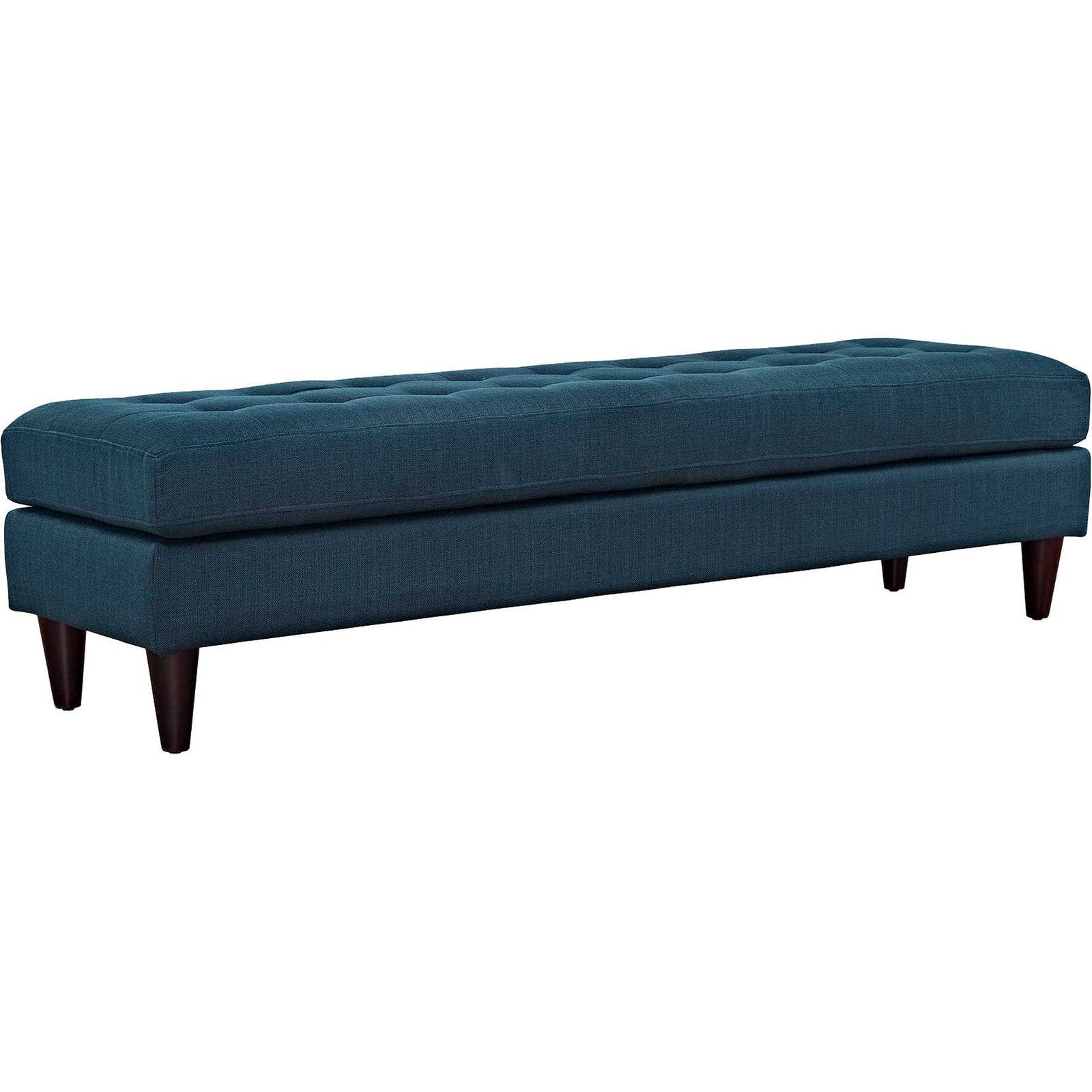 Era Upholstered Fabric Bench Azure