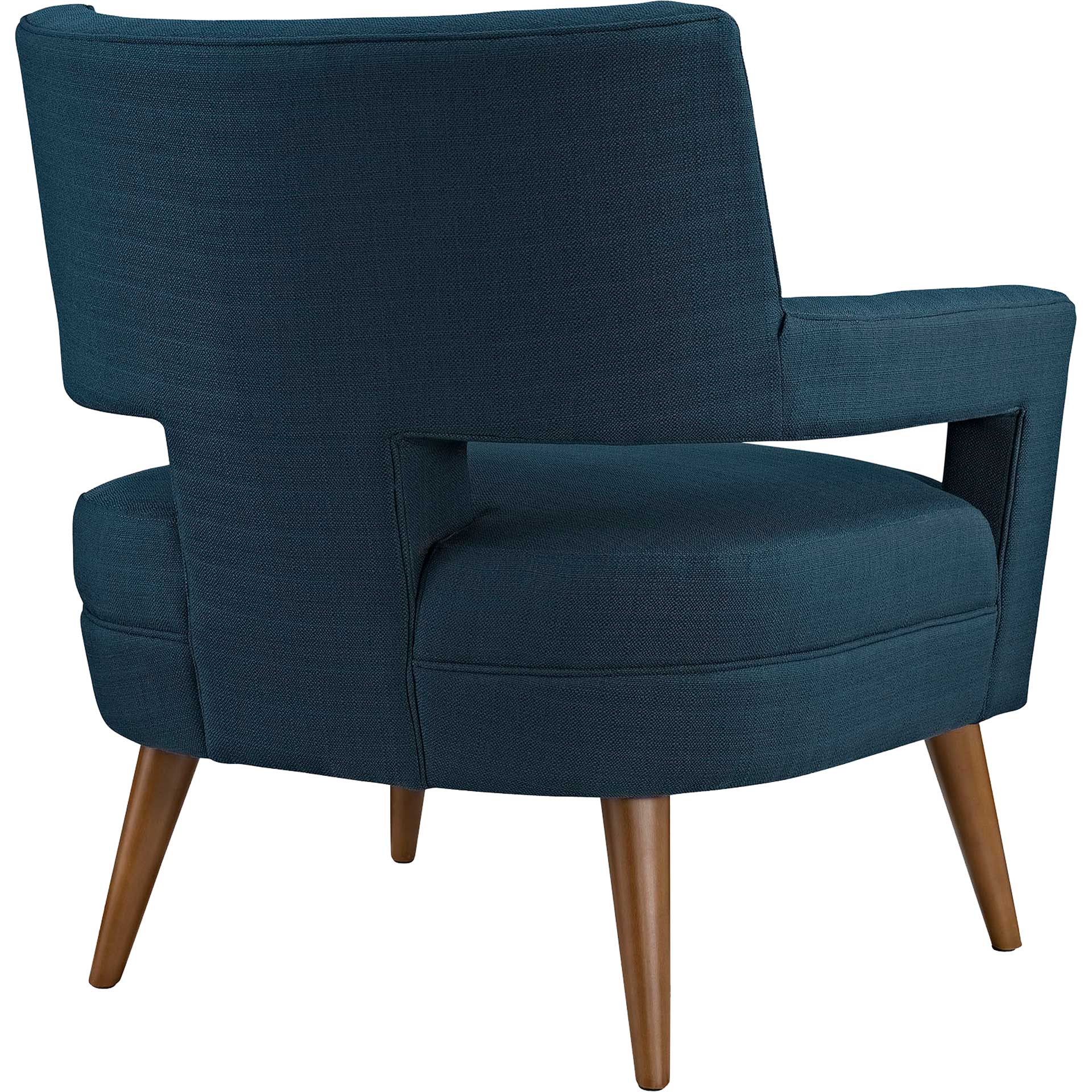 Stanley Upholstered Fabric Armchair Azure