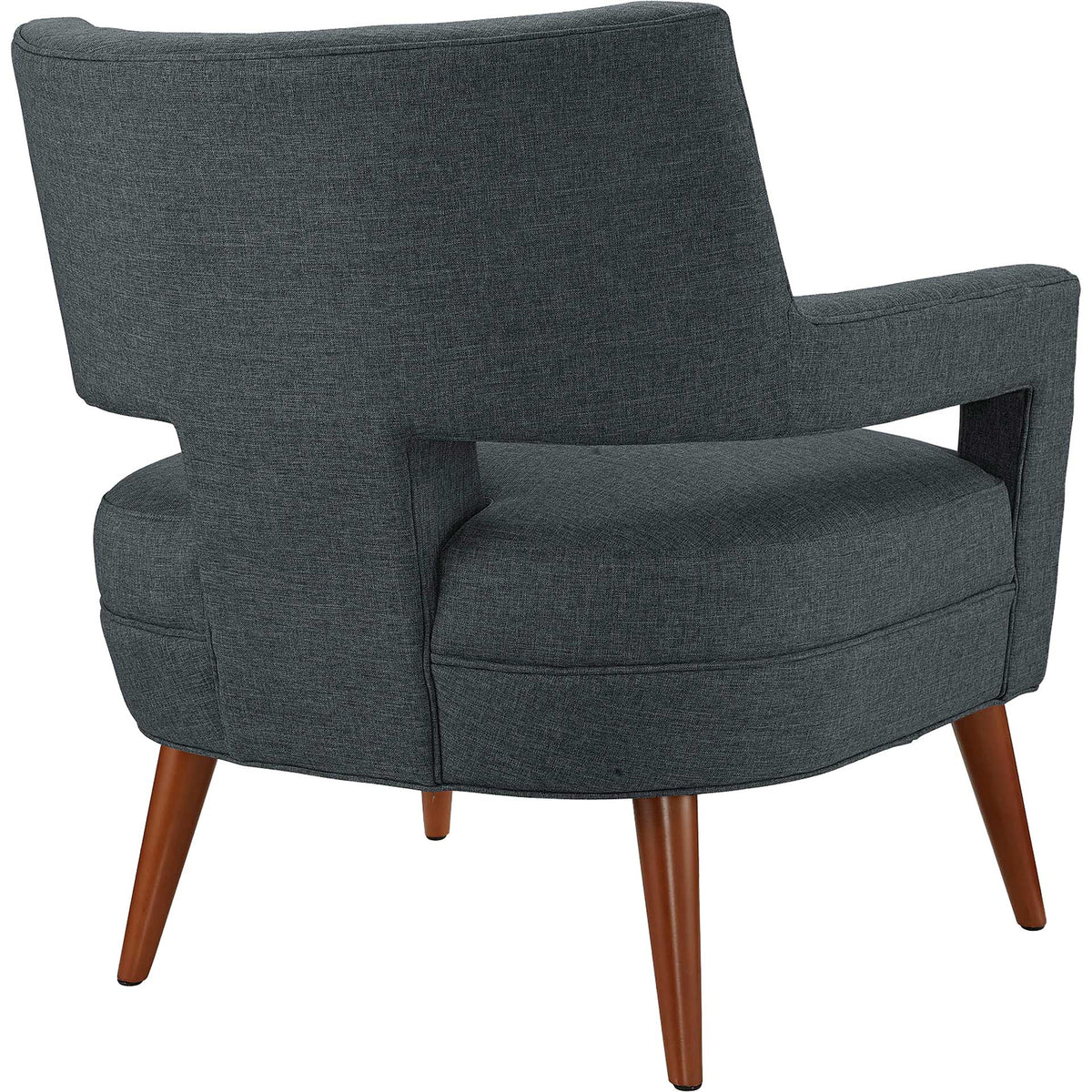 Stanley Upholstered Fabric Armchair Gray