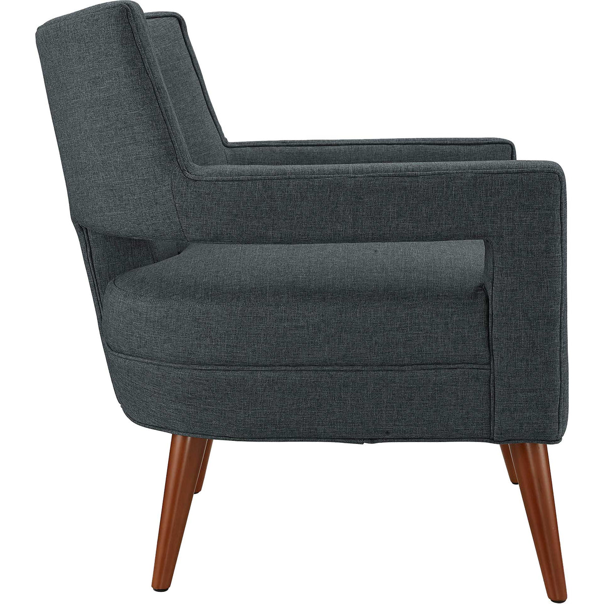 Stanley Upholstered Fabric Armchair Gray