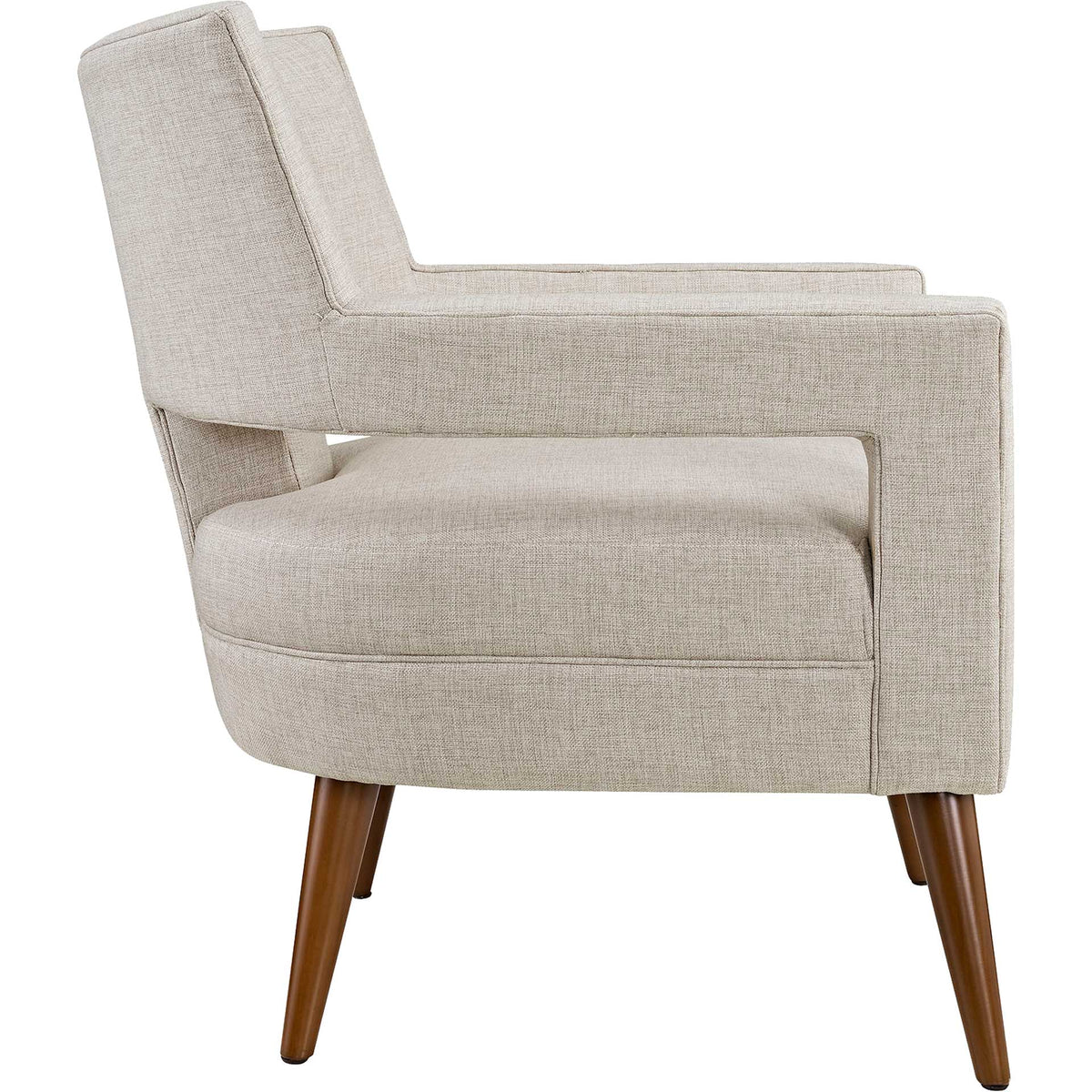 Stanley Upholstered Fabric Armchair Sand