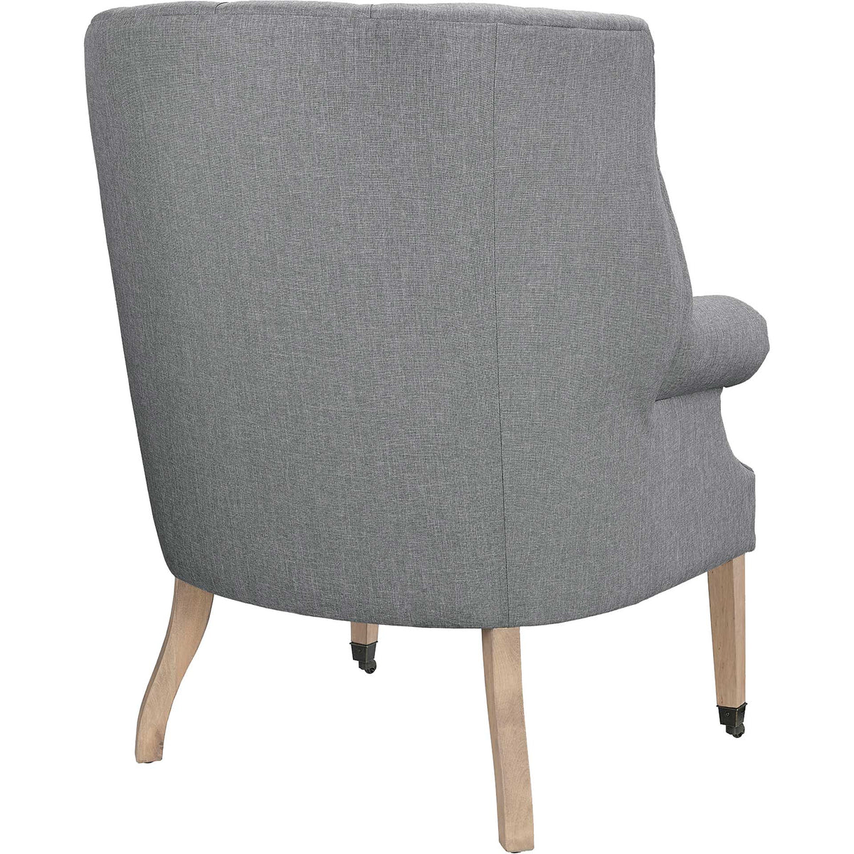 Camron Upholstered Fabric Lounge Chair Light Gray