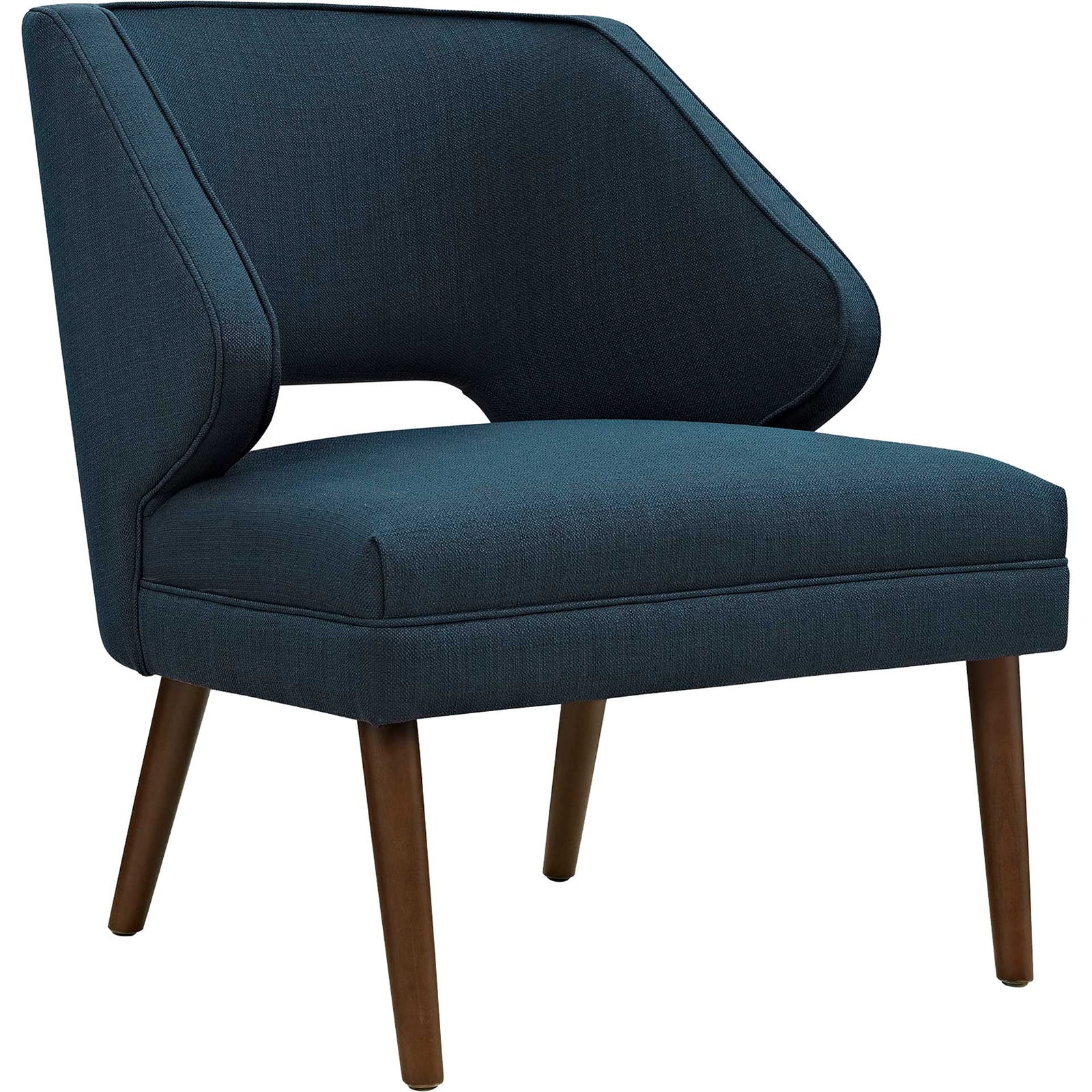 Dawson Upholstered Fabric Armchair Azure