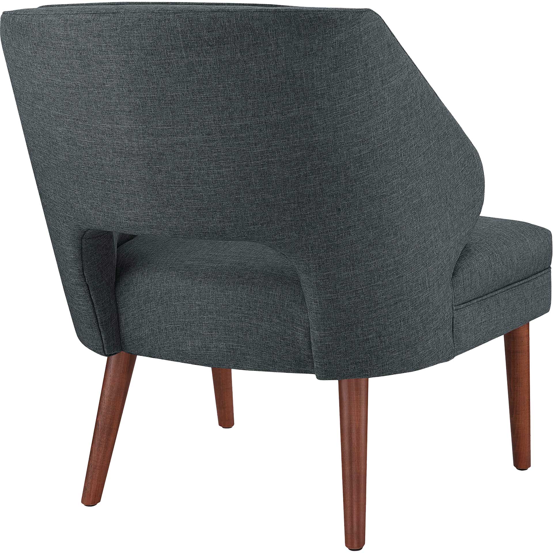 Dawson Upholstered Fabric Armchair Gray
