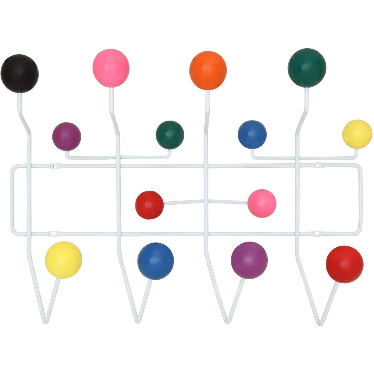Gumball Coat Rack Multicolored