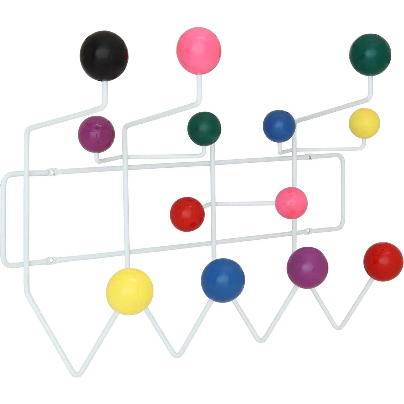 Gumball Coat Rack Multicolored