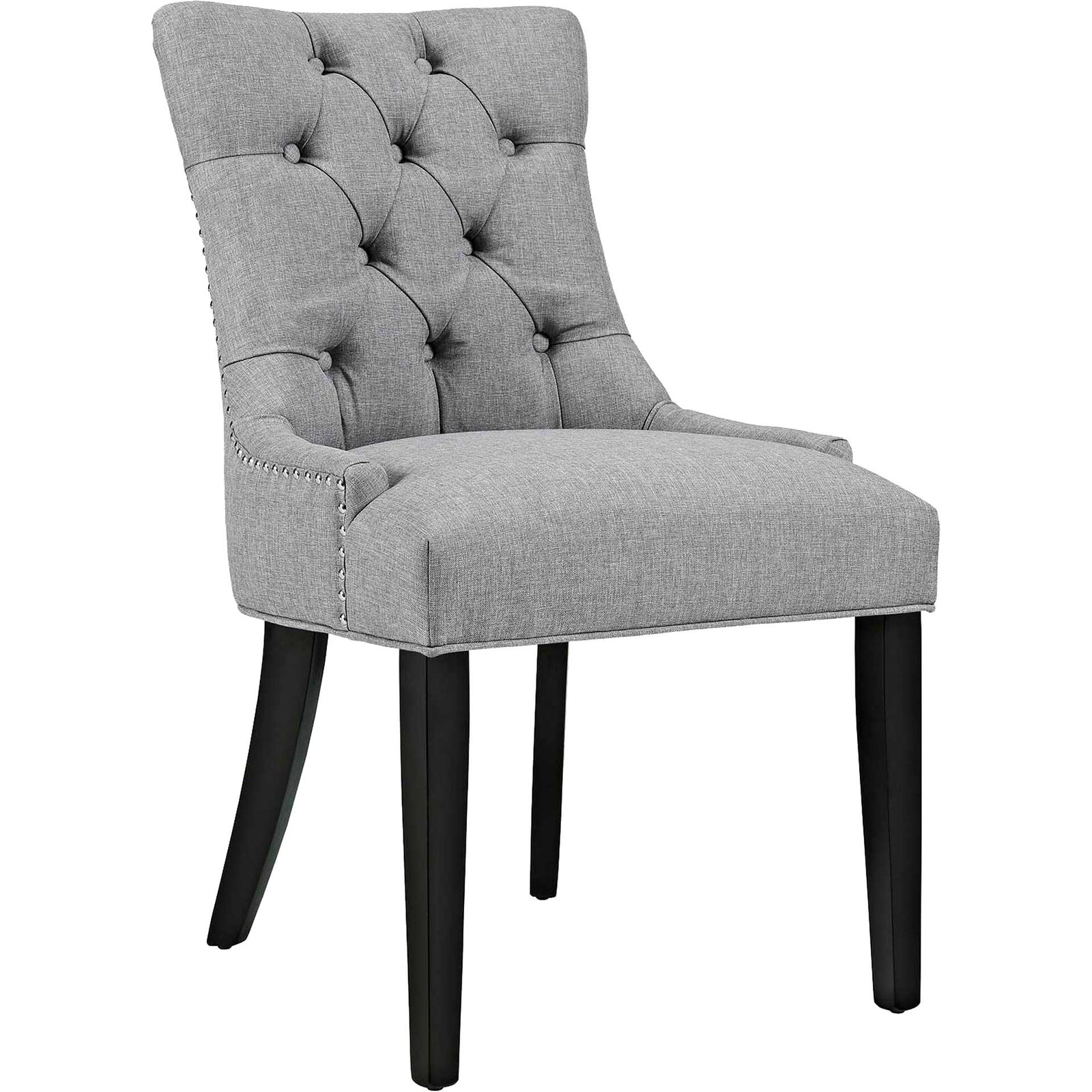 Riley Fabric Dining Chair Light Gray
