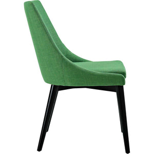 Victoria Fabric Dining Chair Green