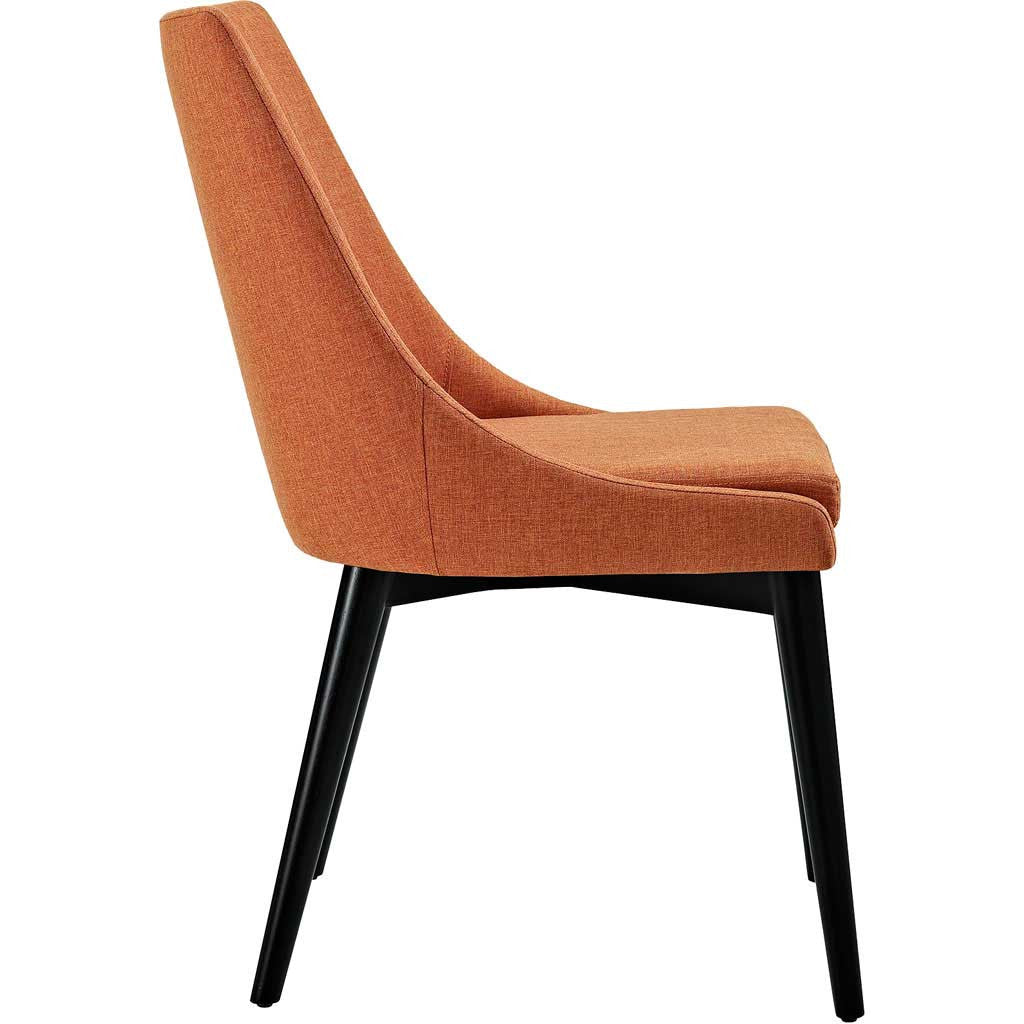 Victoria Fabric Dining Chair Orange