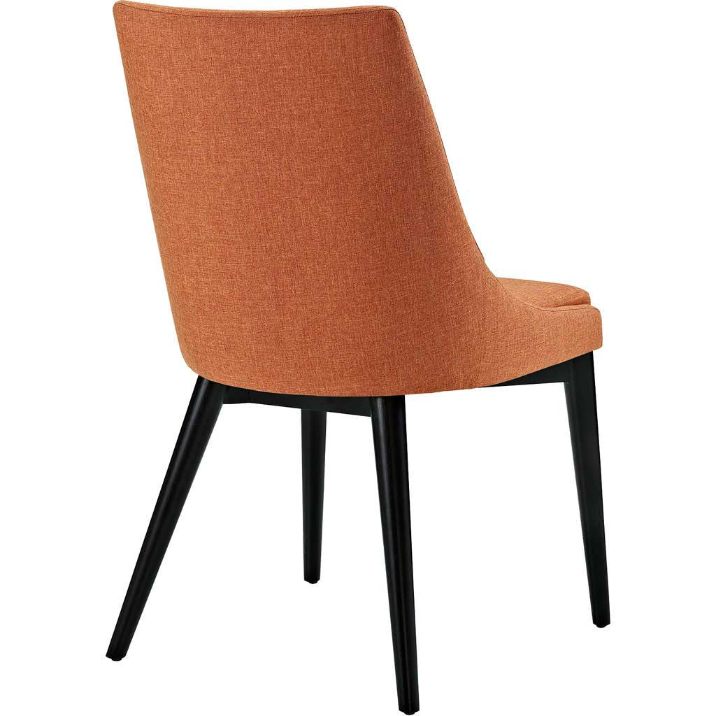 Victoria Fabric Dining Chair Orange