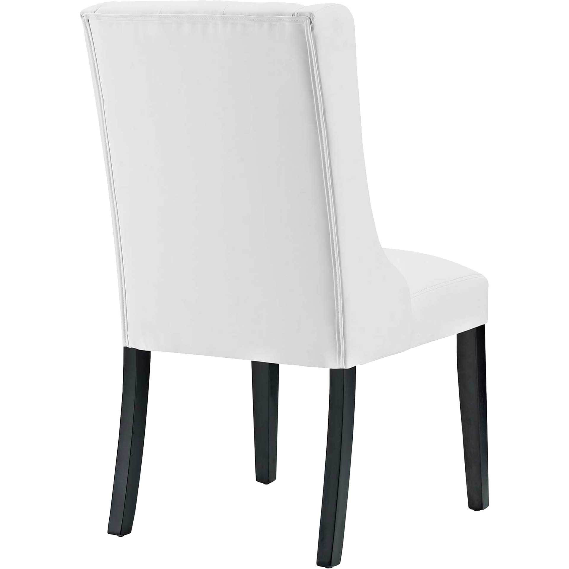Baker Vinyl Dining Chair White
