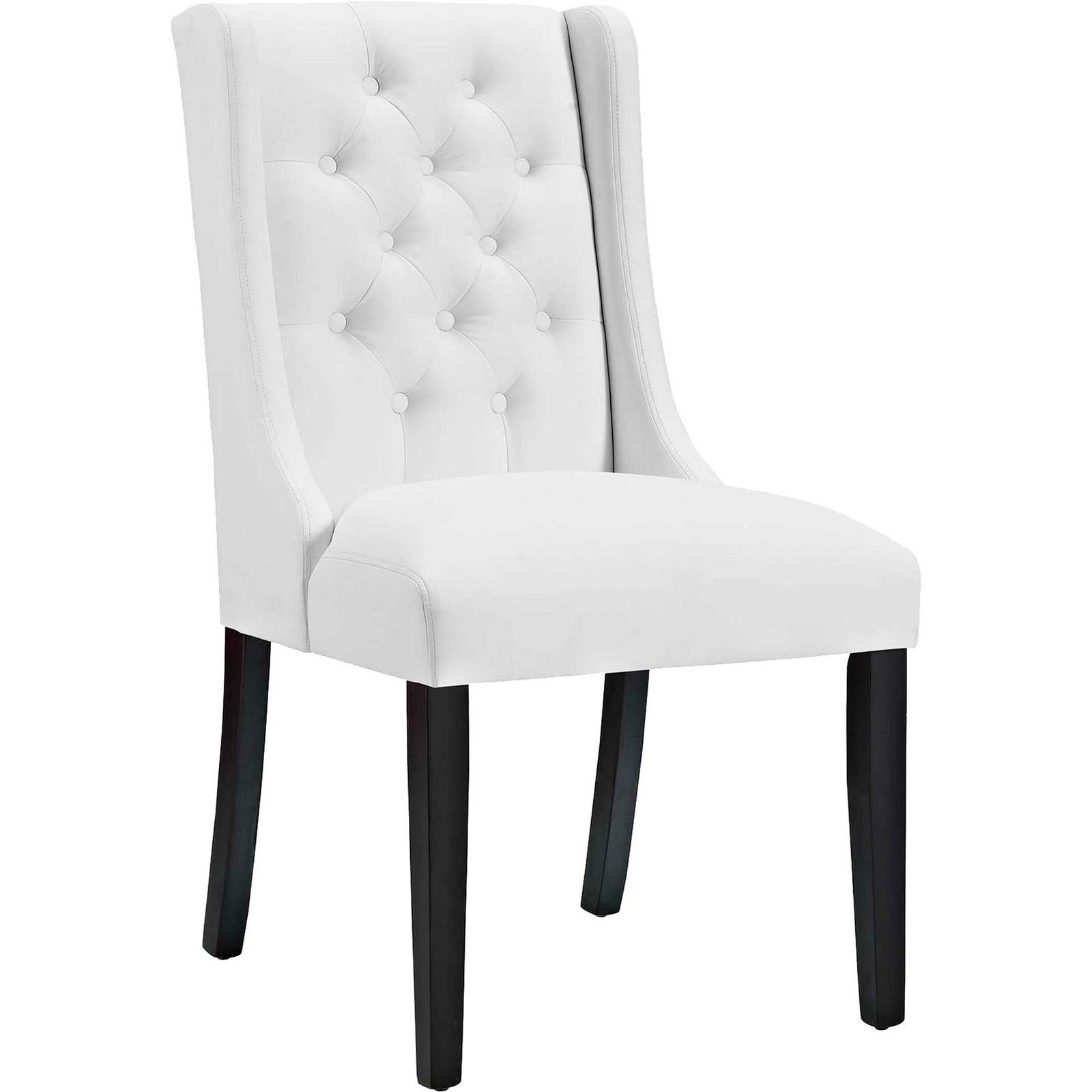 Baker Vinyl Dining Chair White