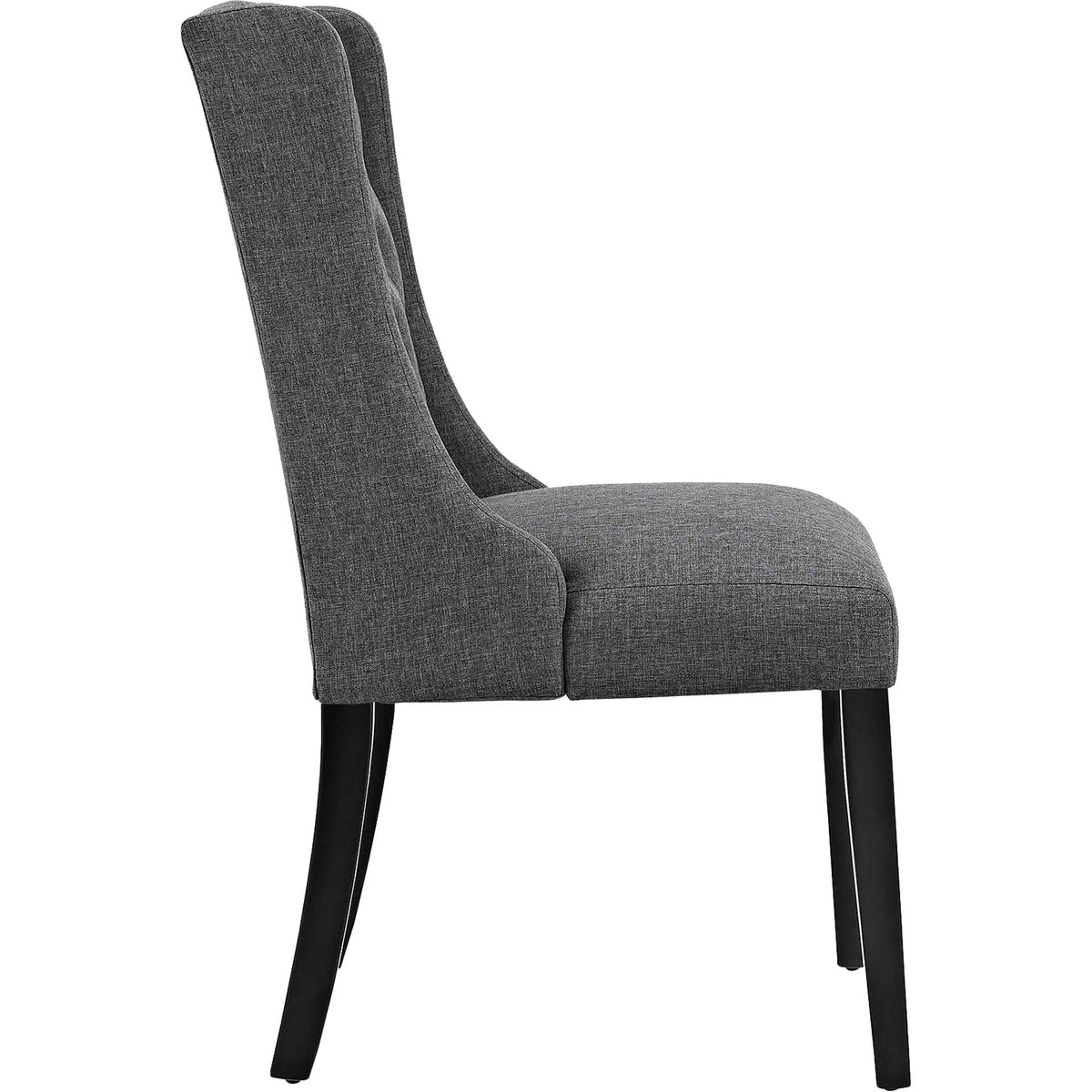 Baker Fabric Dining Chair Gray