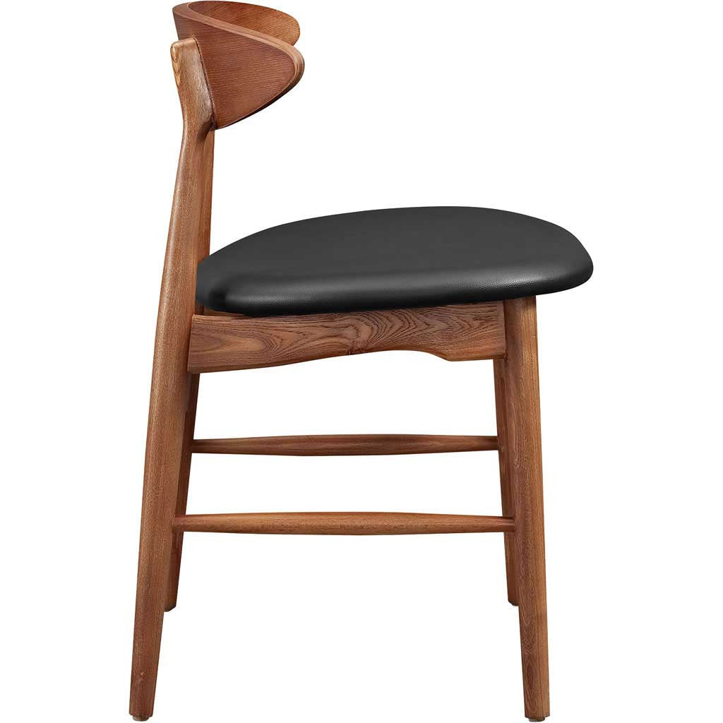 Esteem Dining Chair Walnut/Black